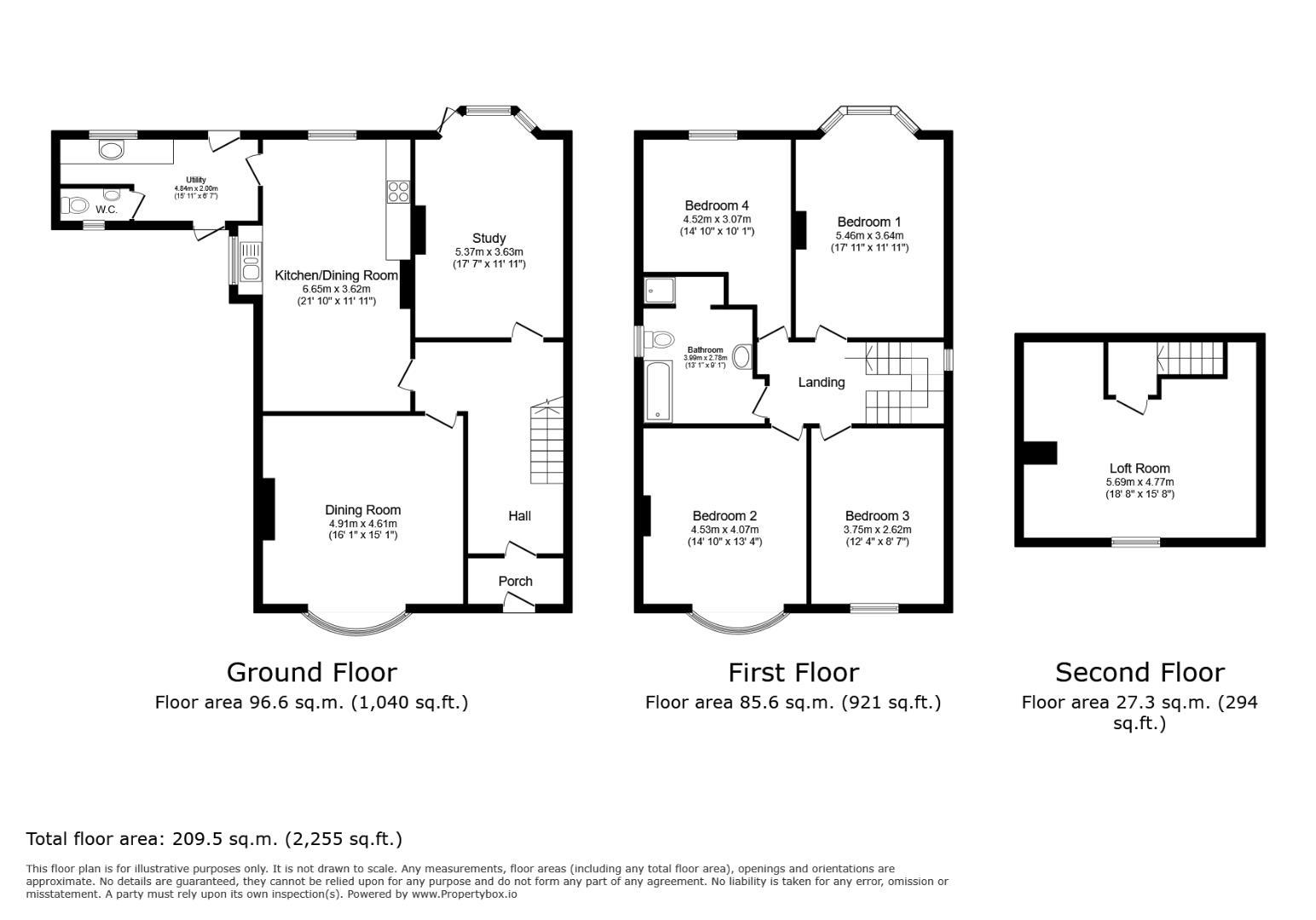 38, Howard Road, Birmingham floorplan
