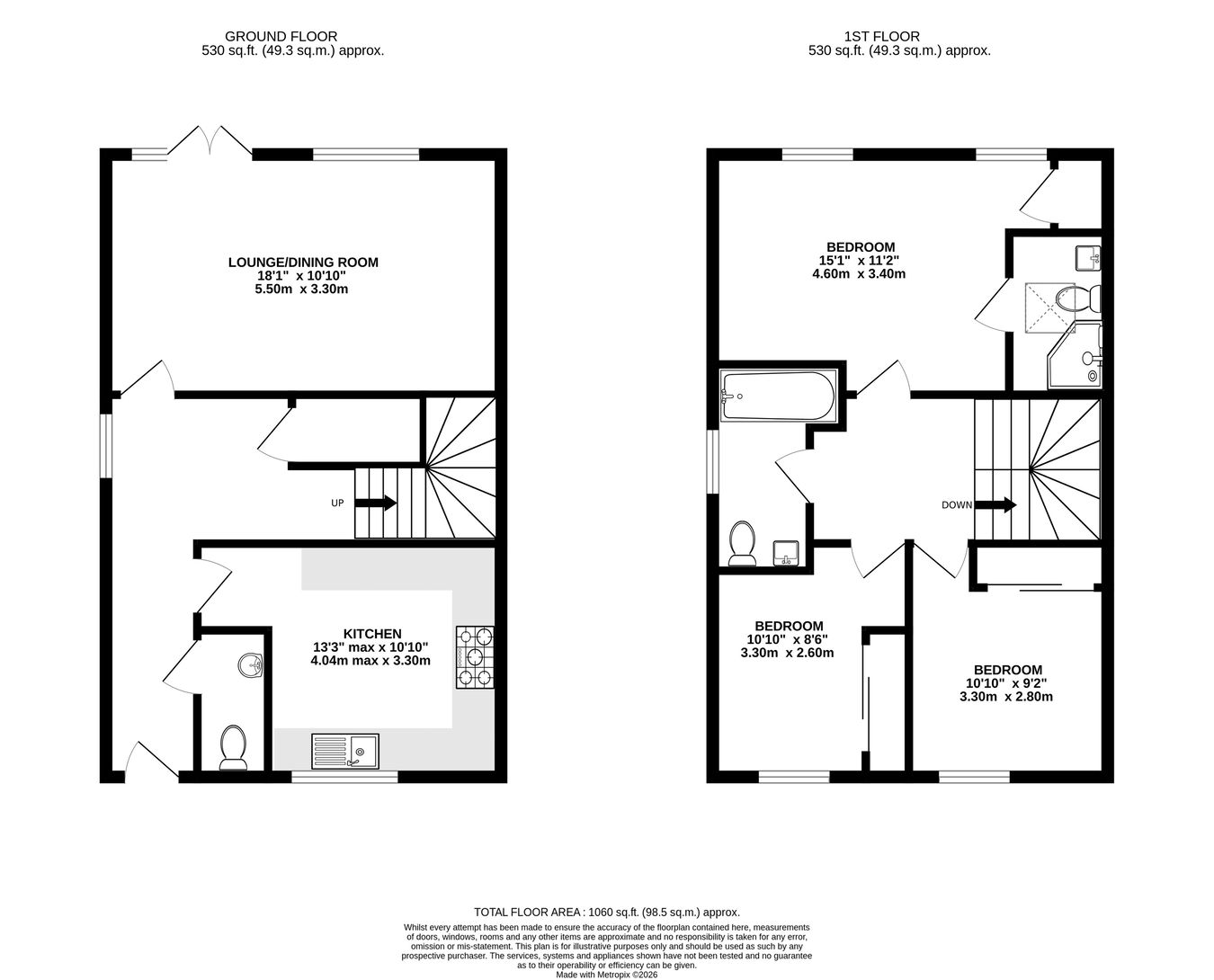 4 Bentley Mews,, Hole Lane, Farnham floorplan