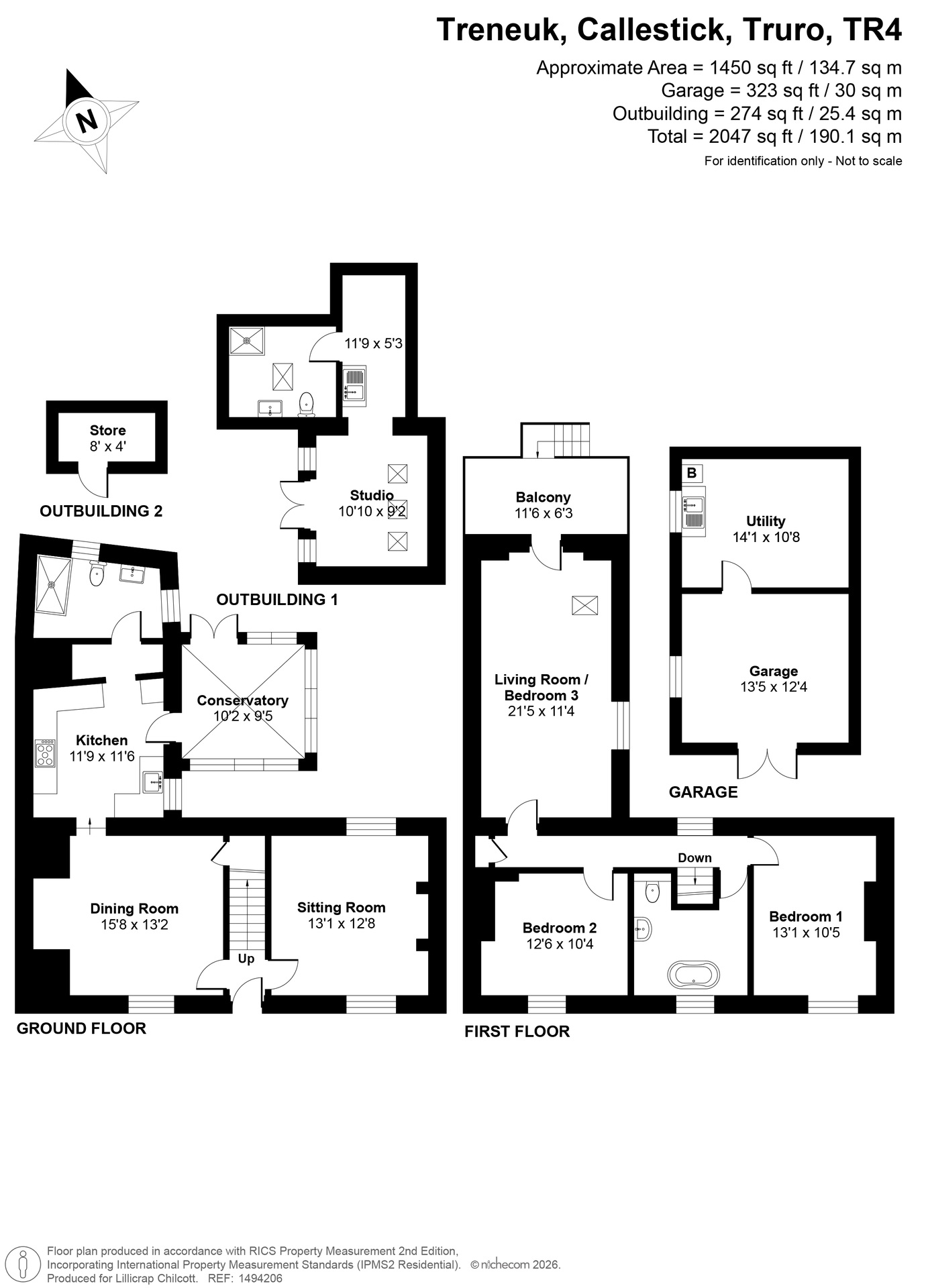 Treneuk, Truro floorplan