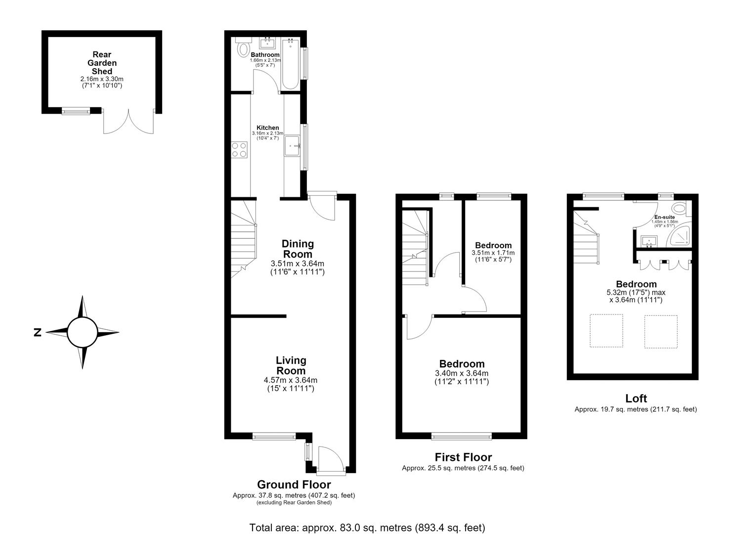 15, Armstrong Road, Englefield Green floorplan