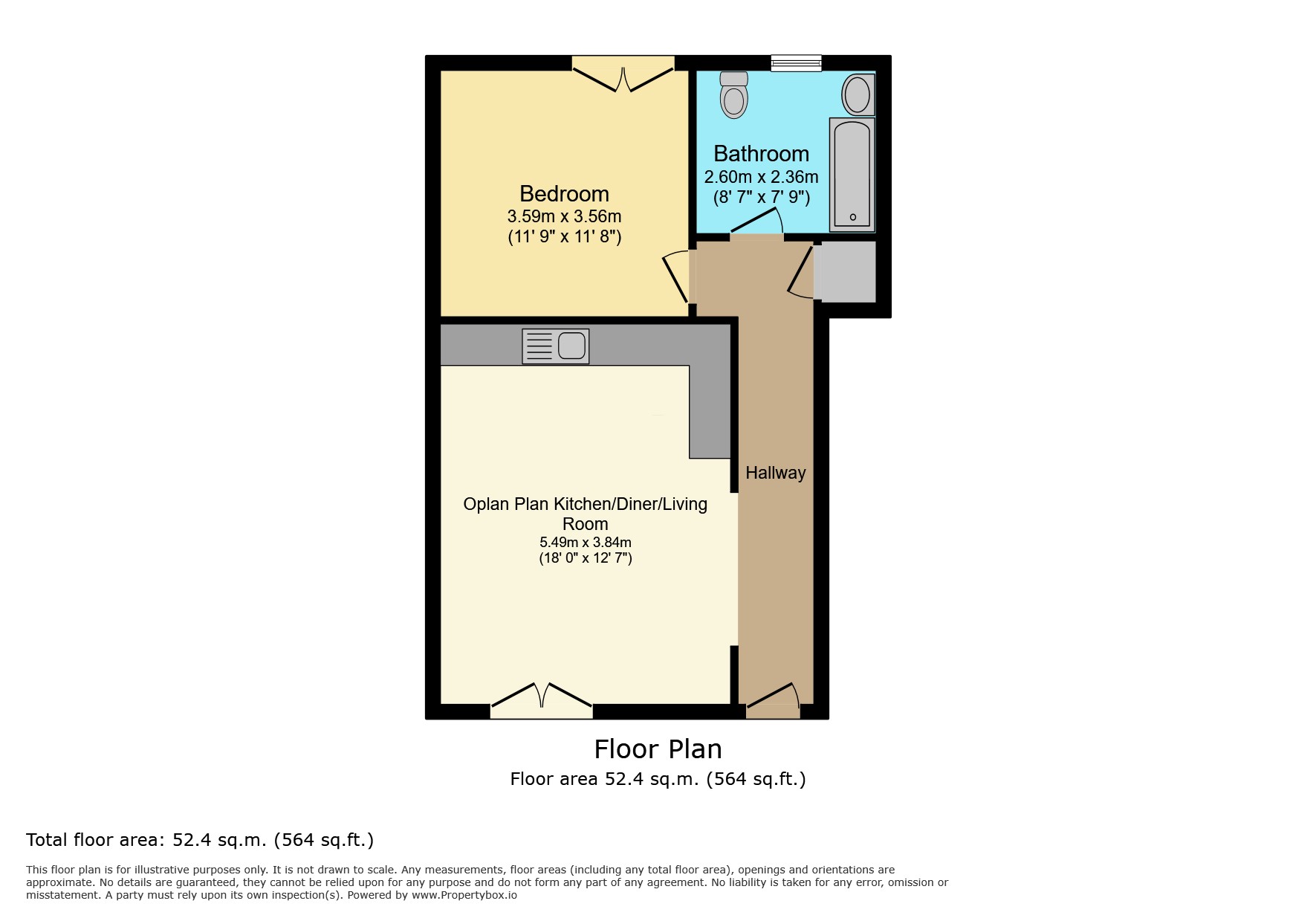 8 King William Court, Leicester floorplan