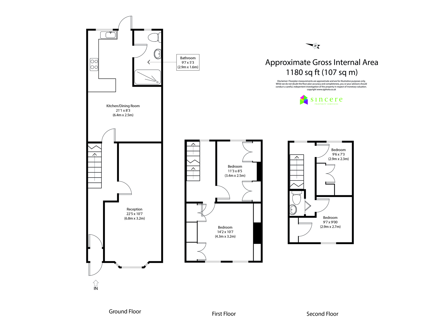 Springfield Road, London E17, 4 bedroom terraced house for sale