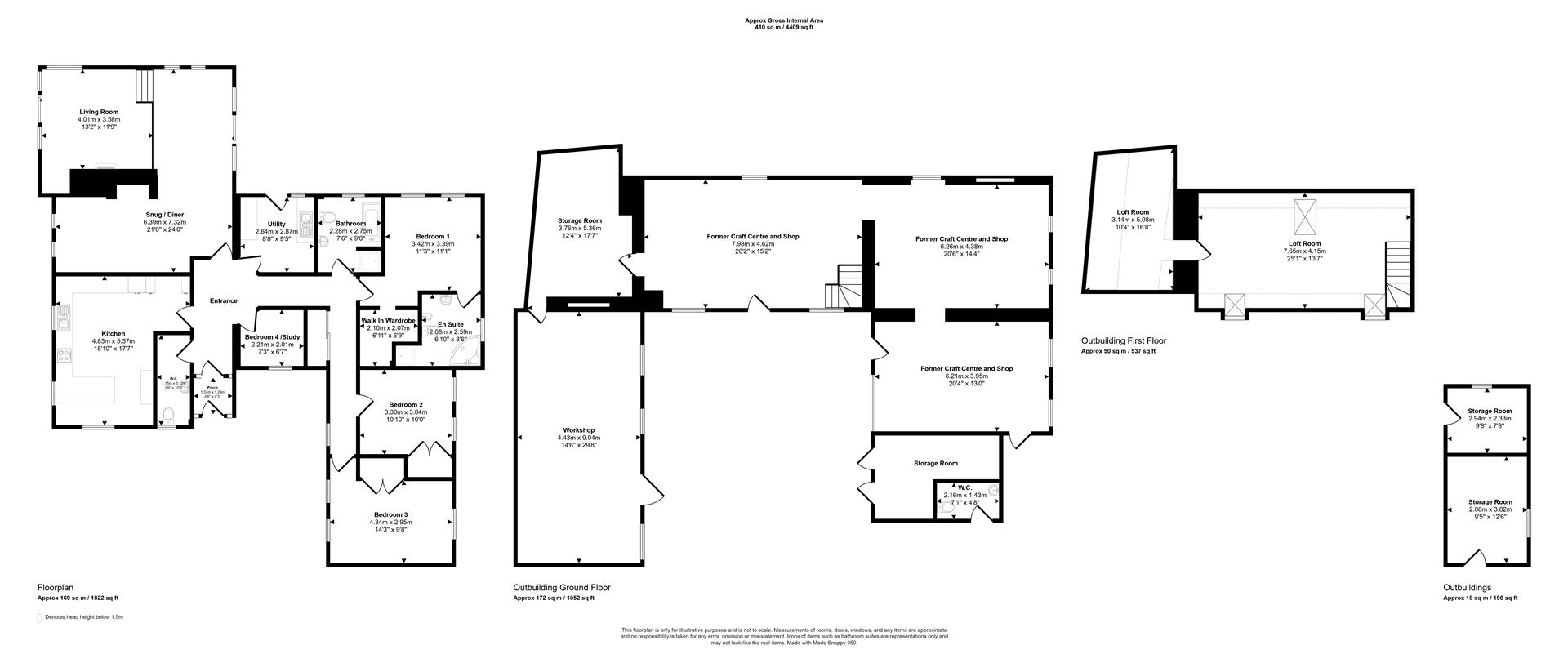 The Old Smithy, Wayside Close, Simpson Cross Haverfordwest floorplan