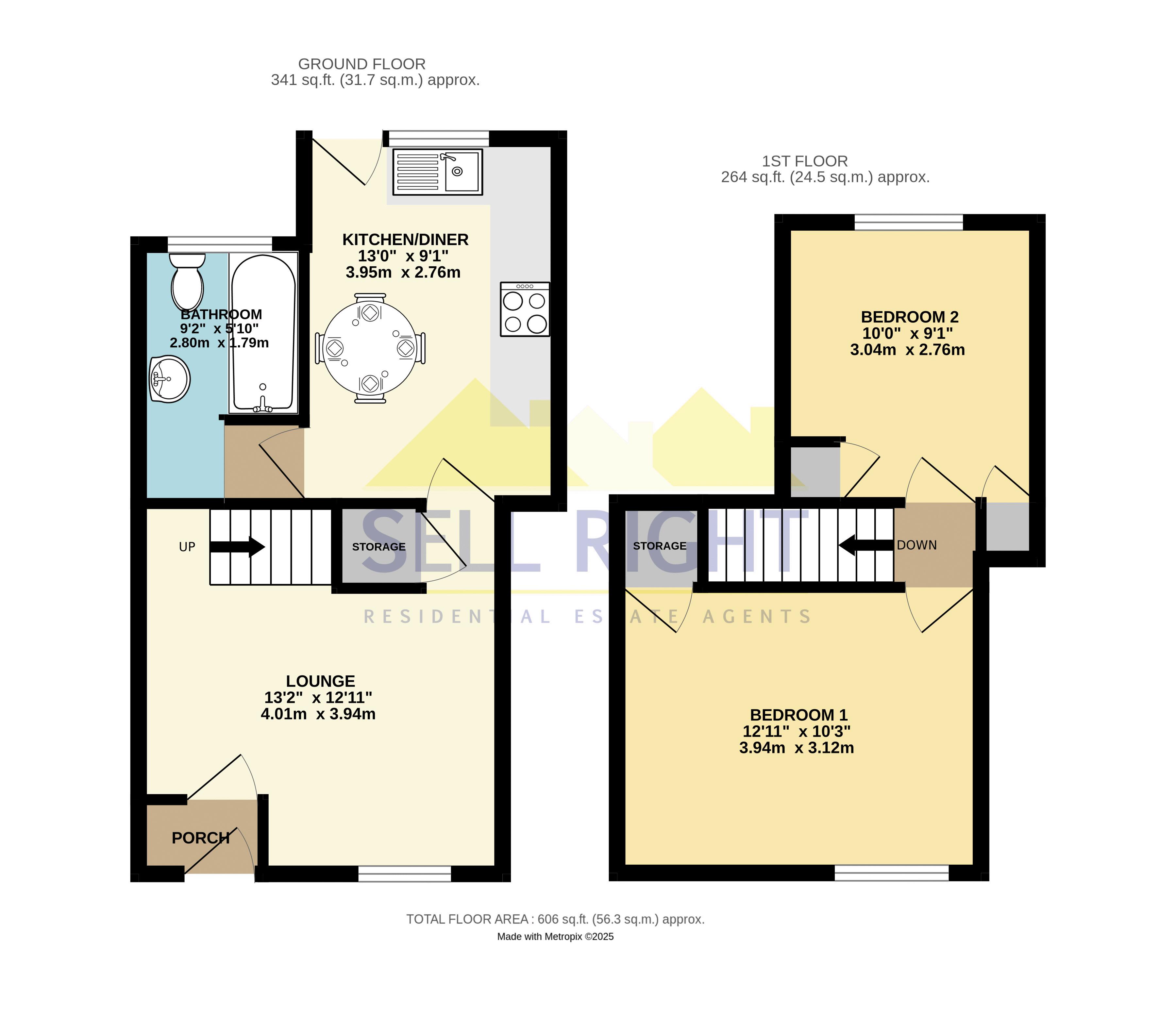 8, Forest Road, Pontypridd floorplan