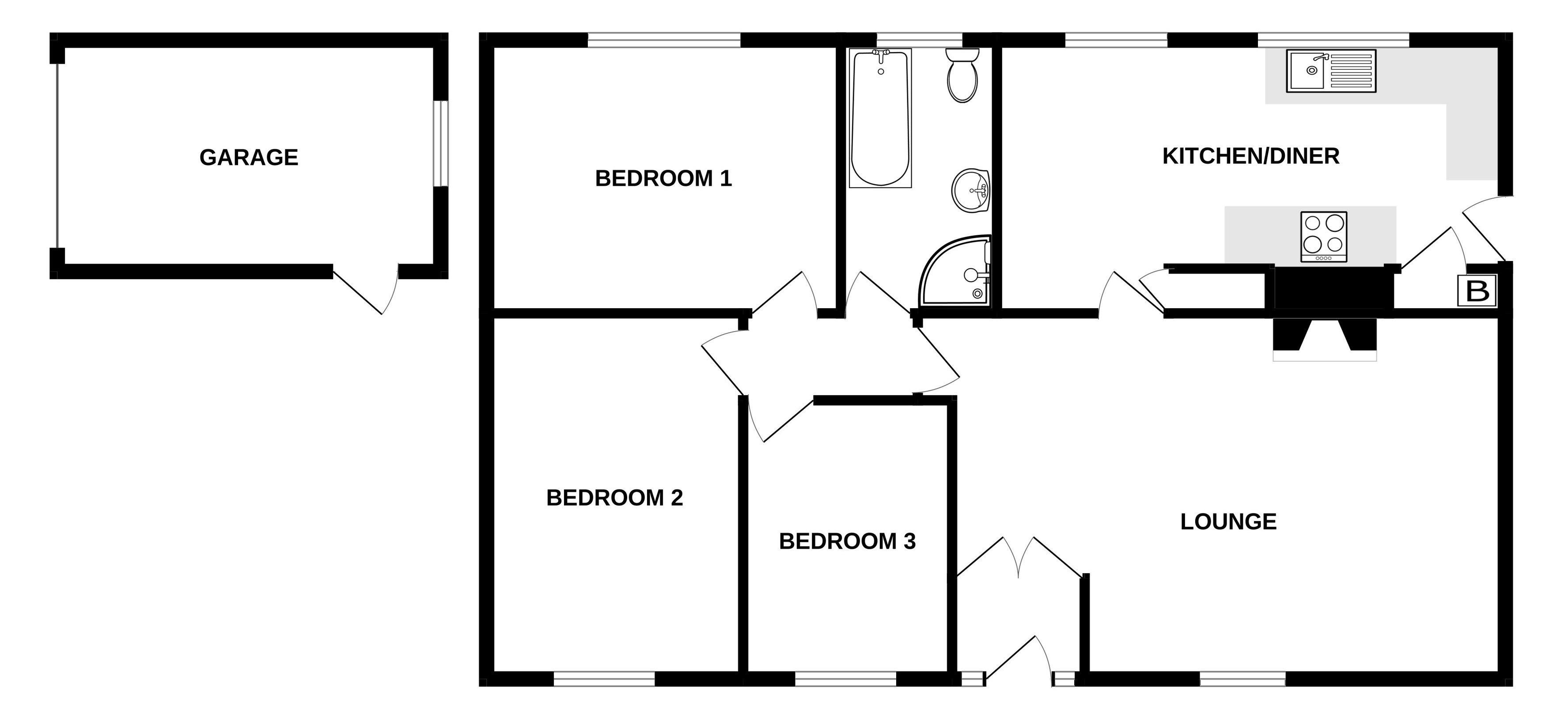 1 Grahams Croft, WarwickOnEden, Carlisle CA4, 3 bedroom bungalow for