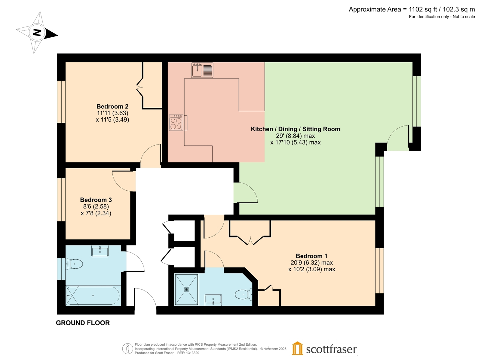 31, Complins Close, Summertown floorplan