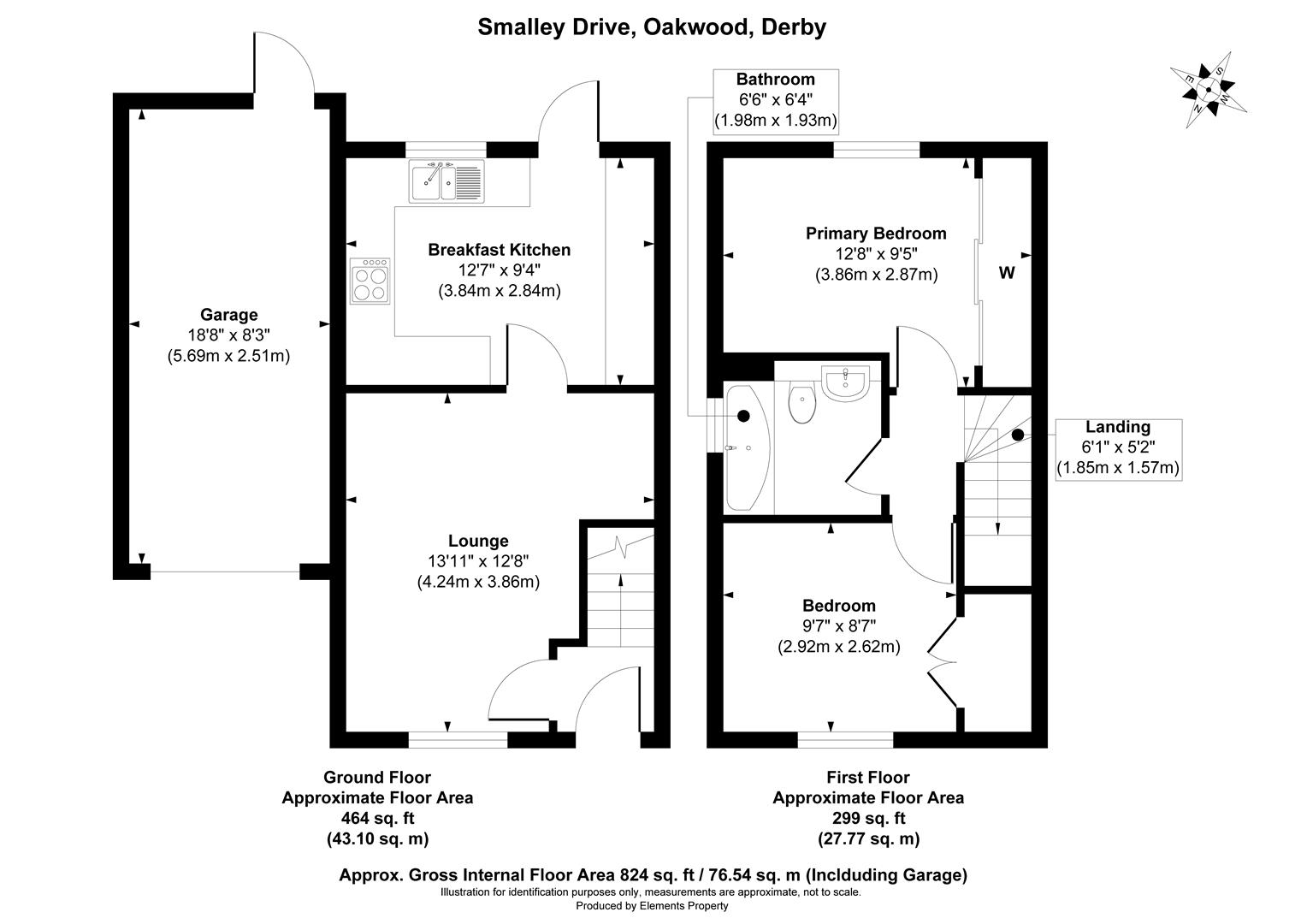 85, Smalley Drive, Derby floorplan