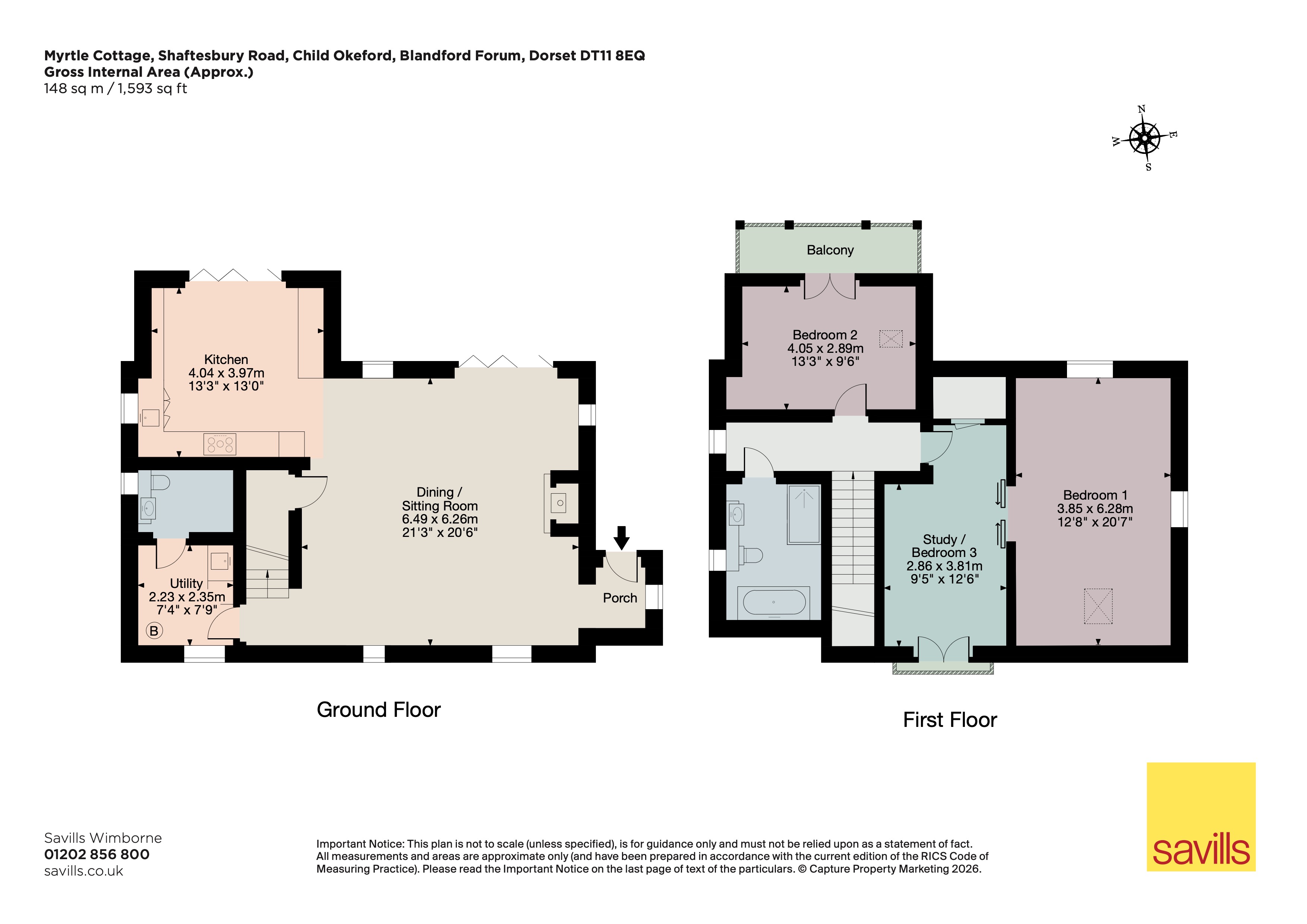 Myrtle Cottage,, Shaftesbury Road, Blandford Forum floorplan