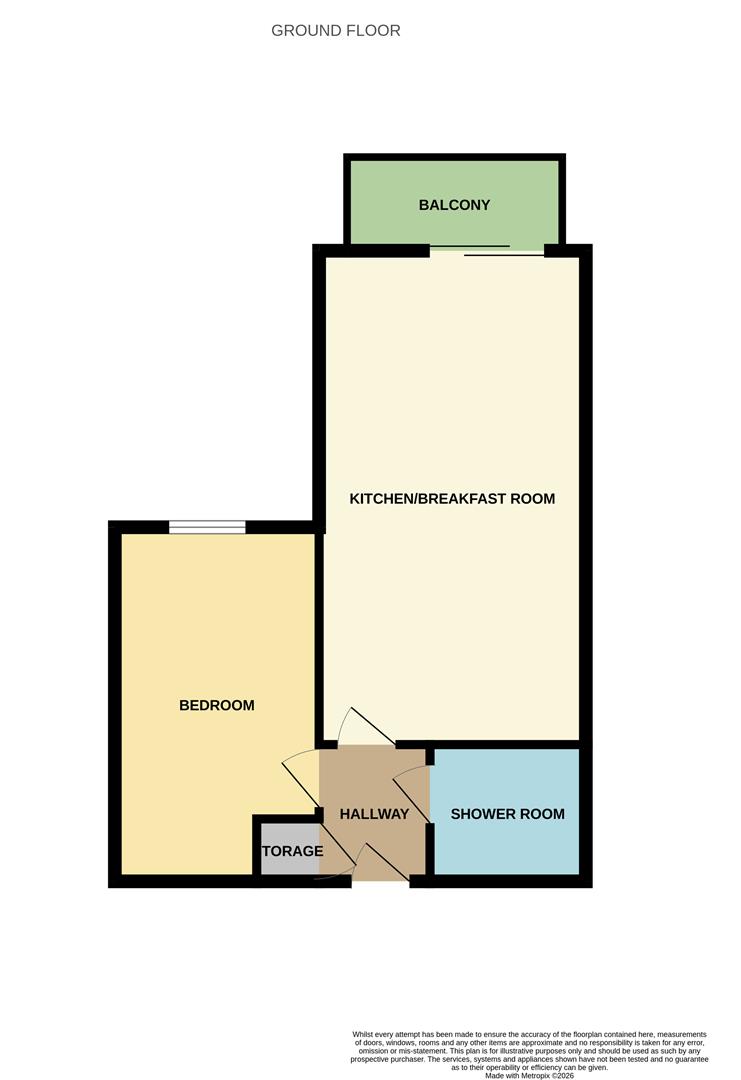 Flat 5, 109, High Road, Benfleet floorplan