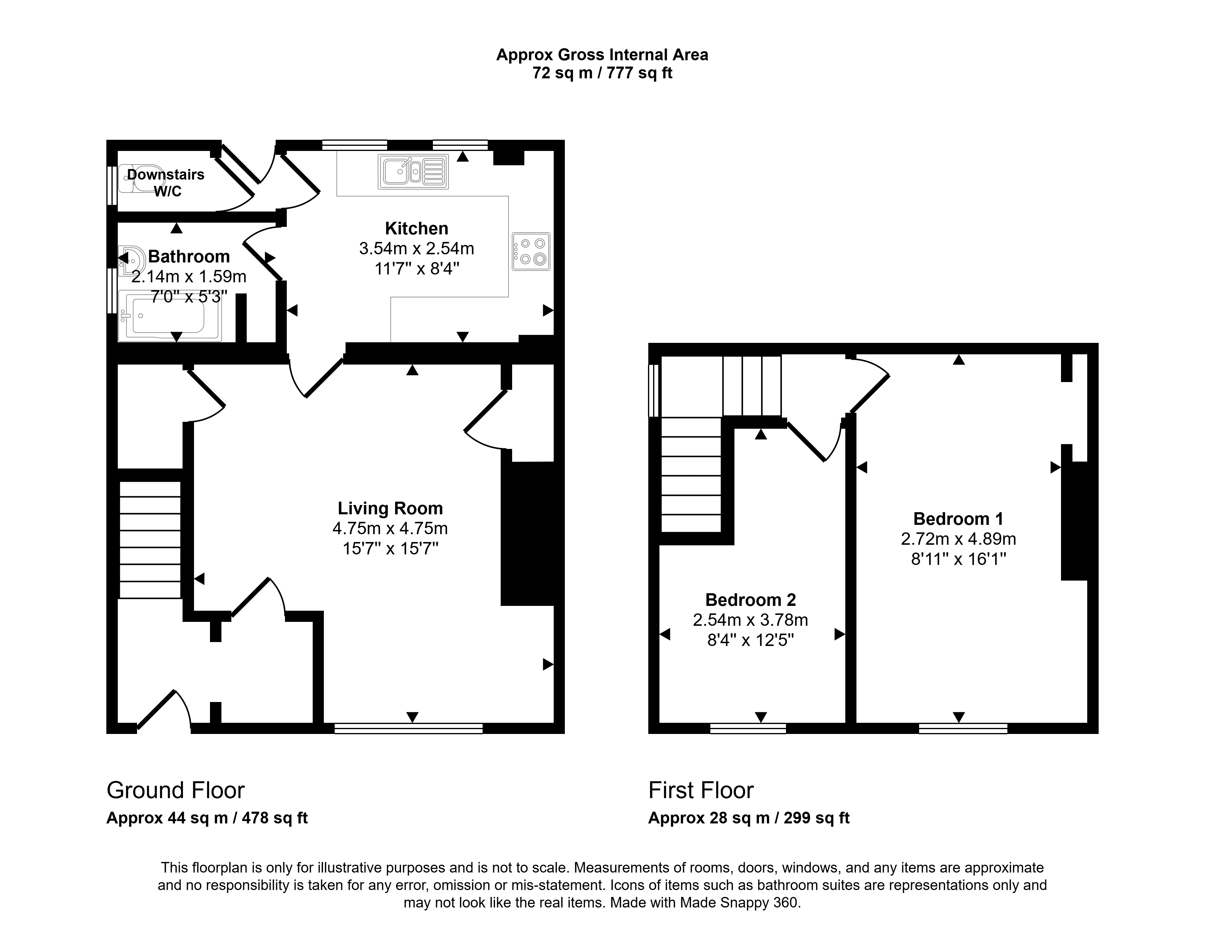12, Glebe Terrace, Newcastle upon Tyne floorplan