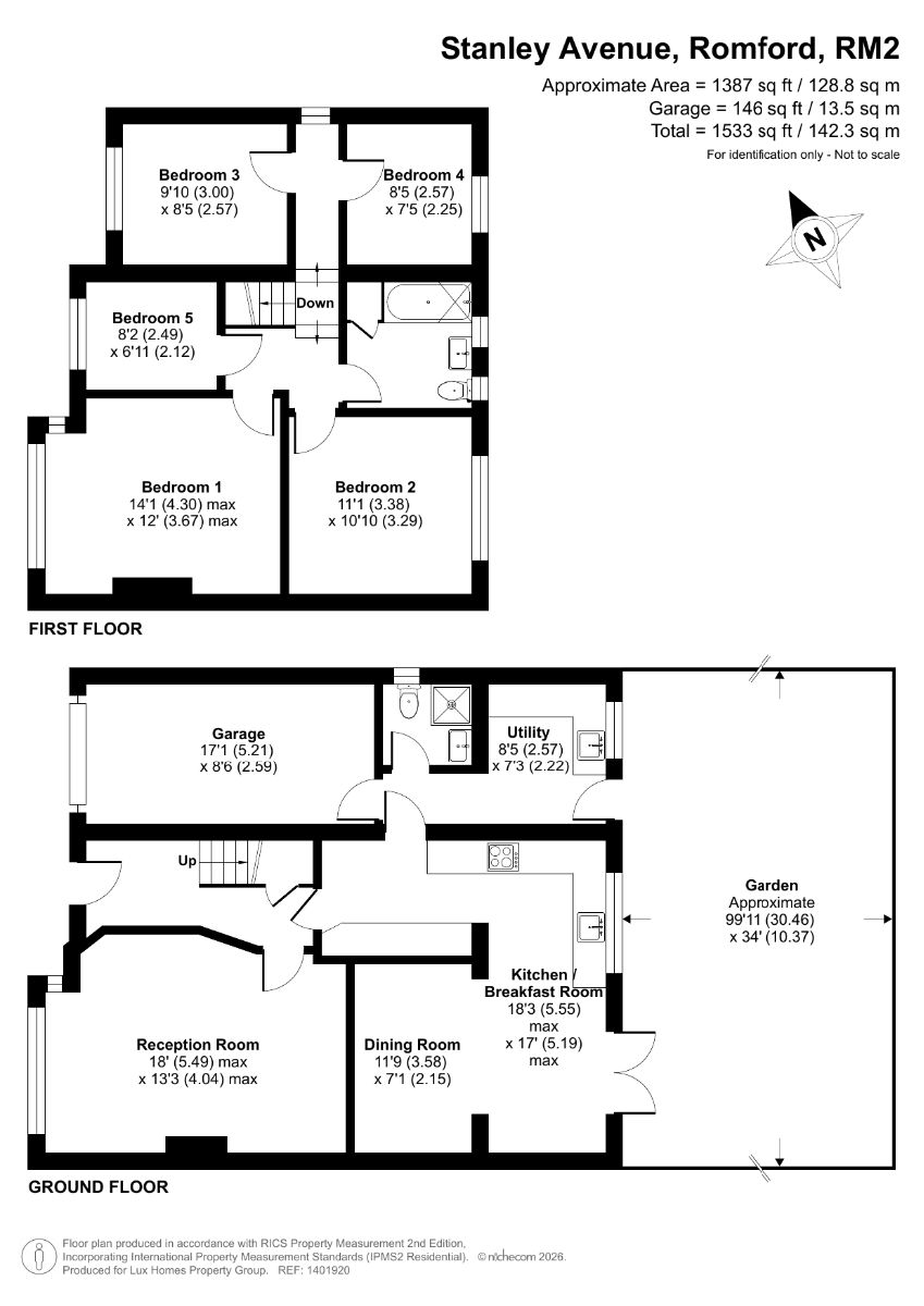 75 Stanley Avenue, Romford floorplan
