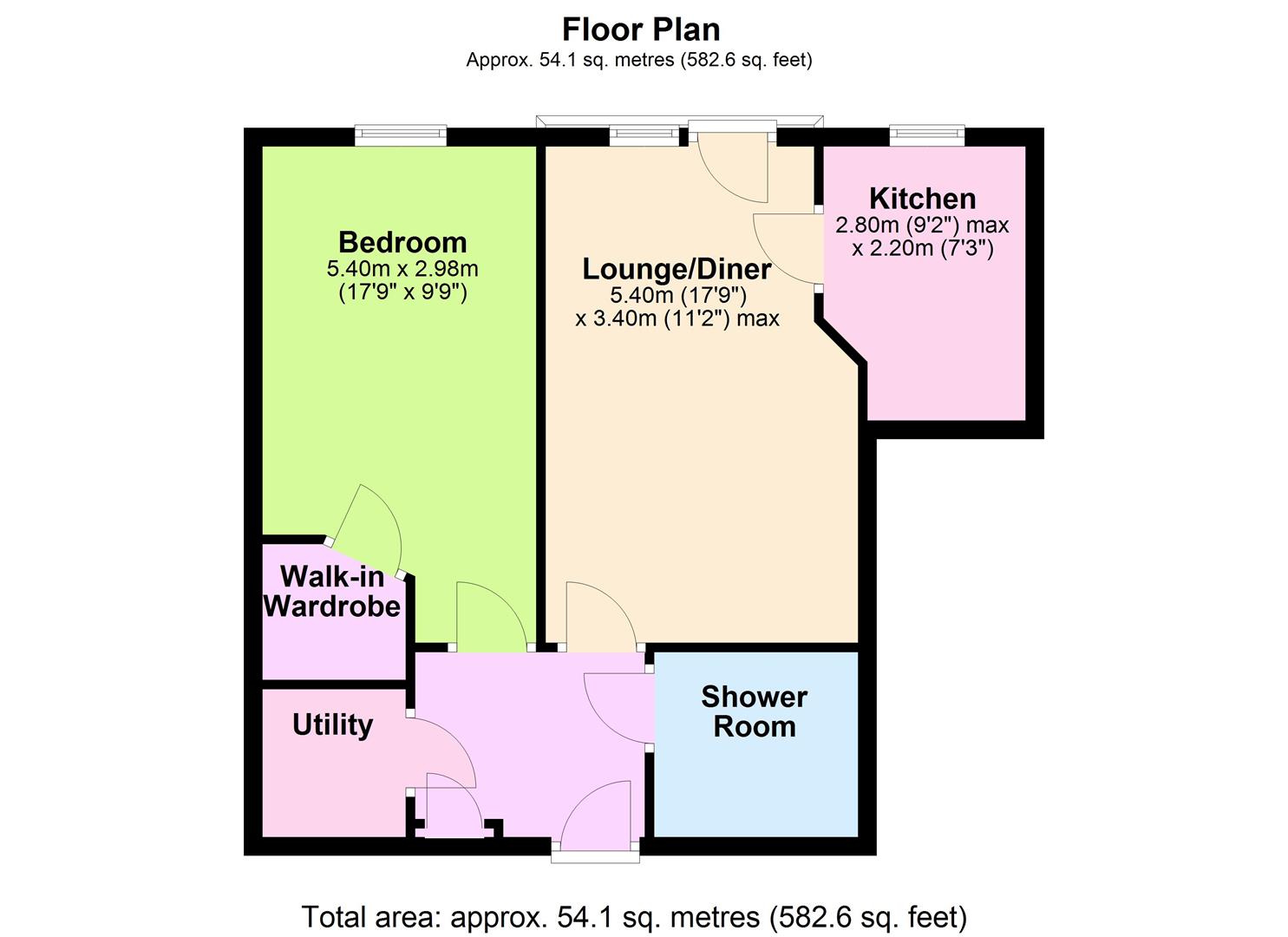19 Triton House, 4, Heene Road, Worthing floorplan