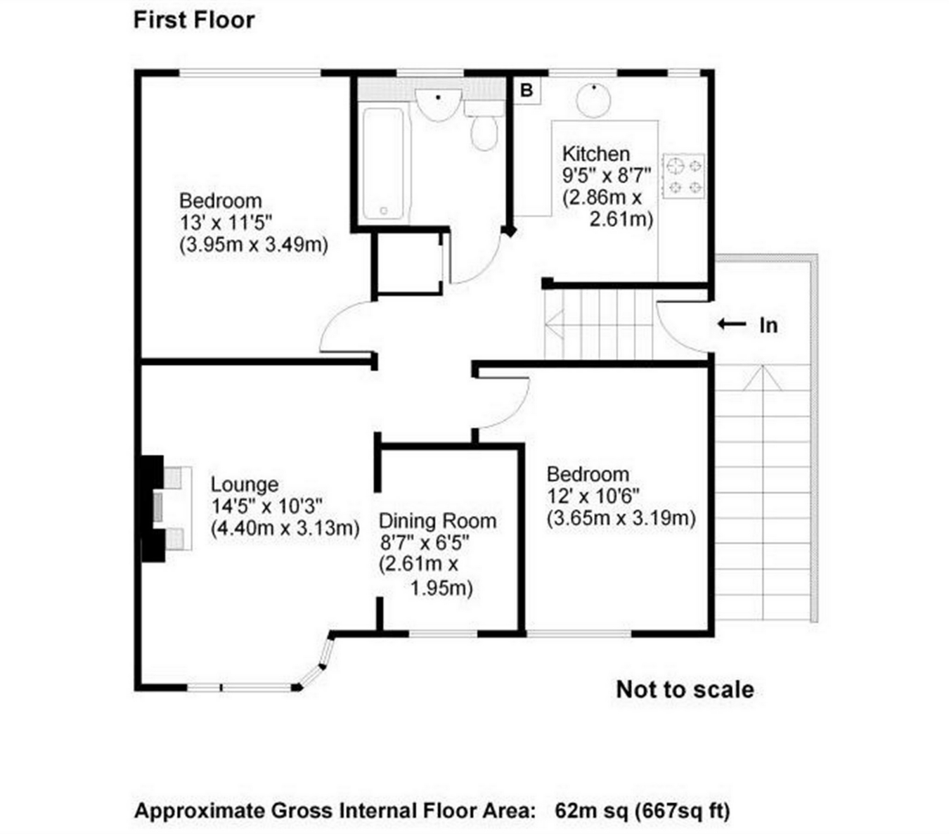 2 Bedrooms Maisonette to rent in Culverden Court, Oatlands Drive, Weybridge, Surrey KT13