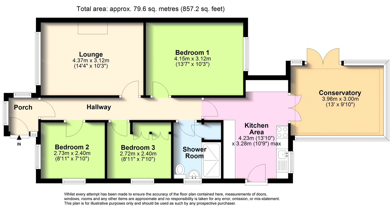 54, Cleveland Road, Worthing floorplan