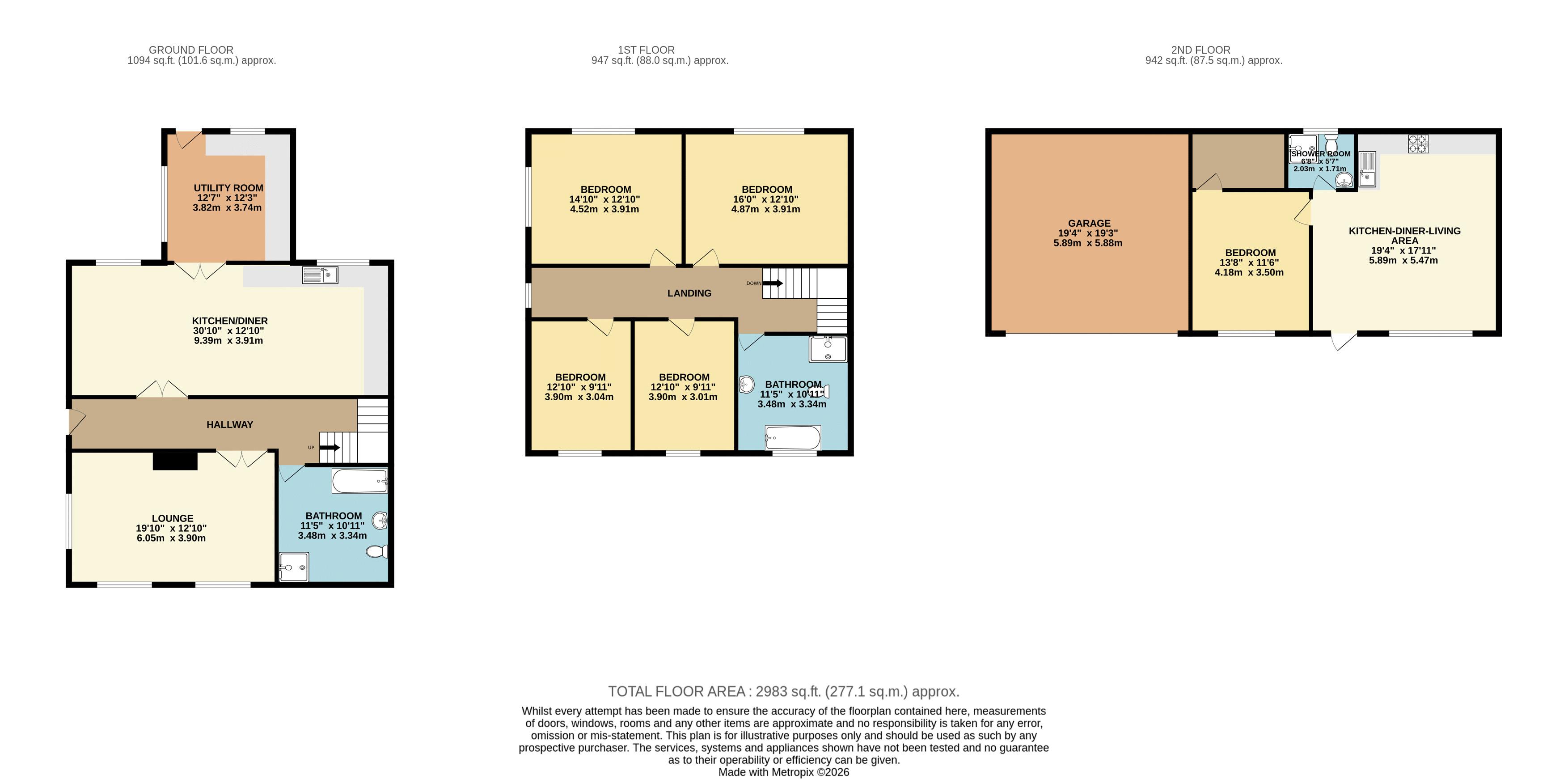 Swinster Lane, Immingham floorplan