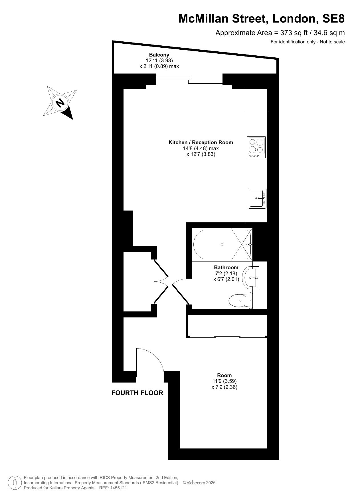 Flat 26, Marlow Court, London floorplan