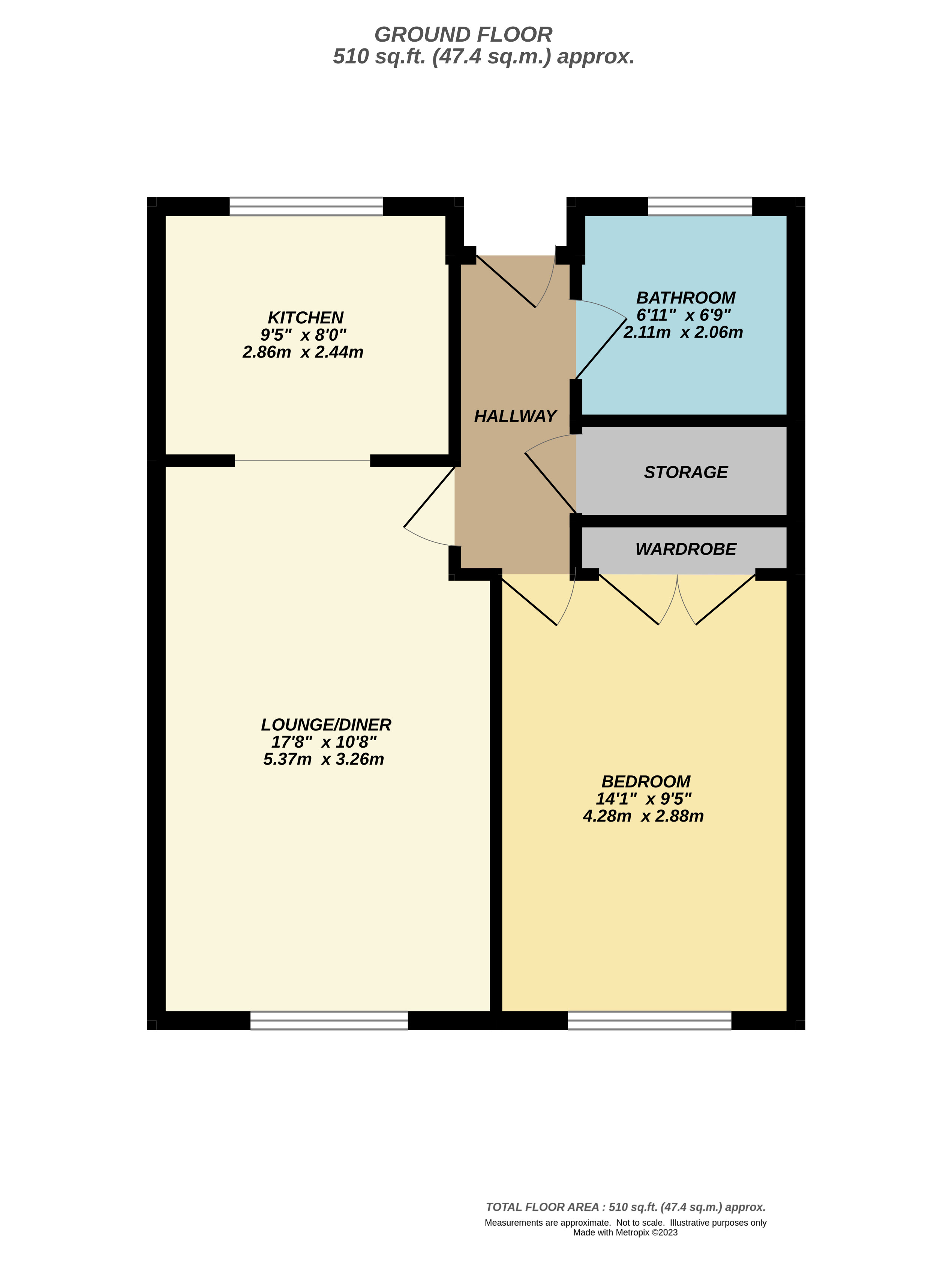 34, Bevis Close, Kent floorplan