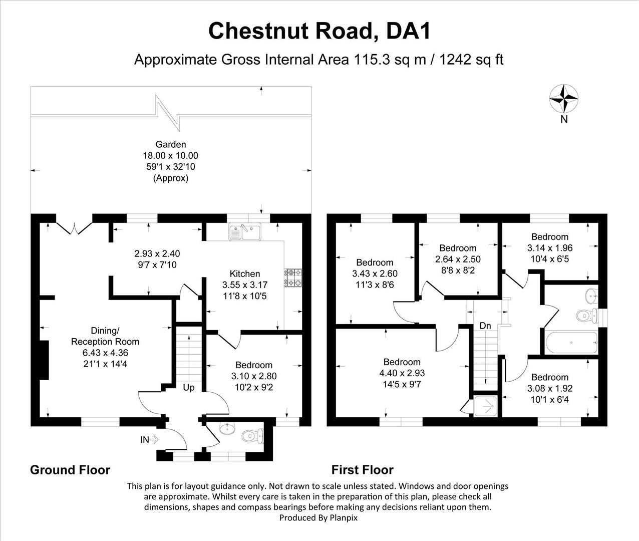 7, Chestnut Road, Dartford floorplan