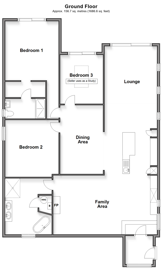Dover Road Westcliffe, Dover floorplan