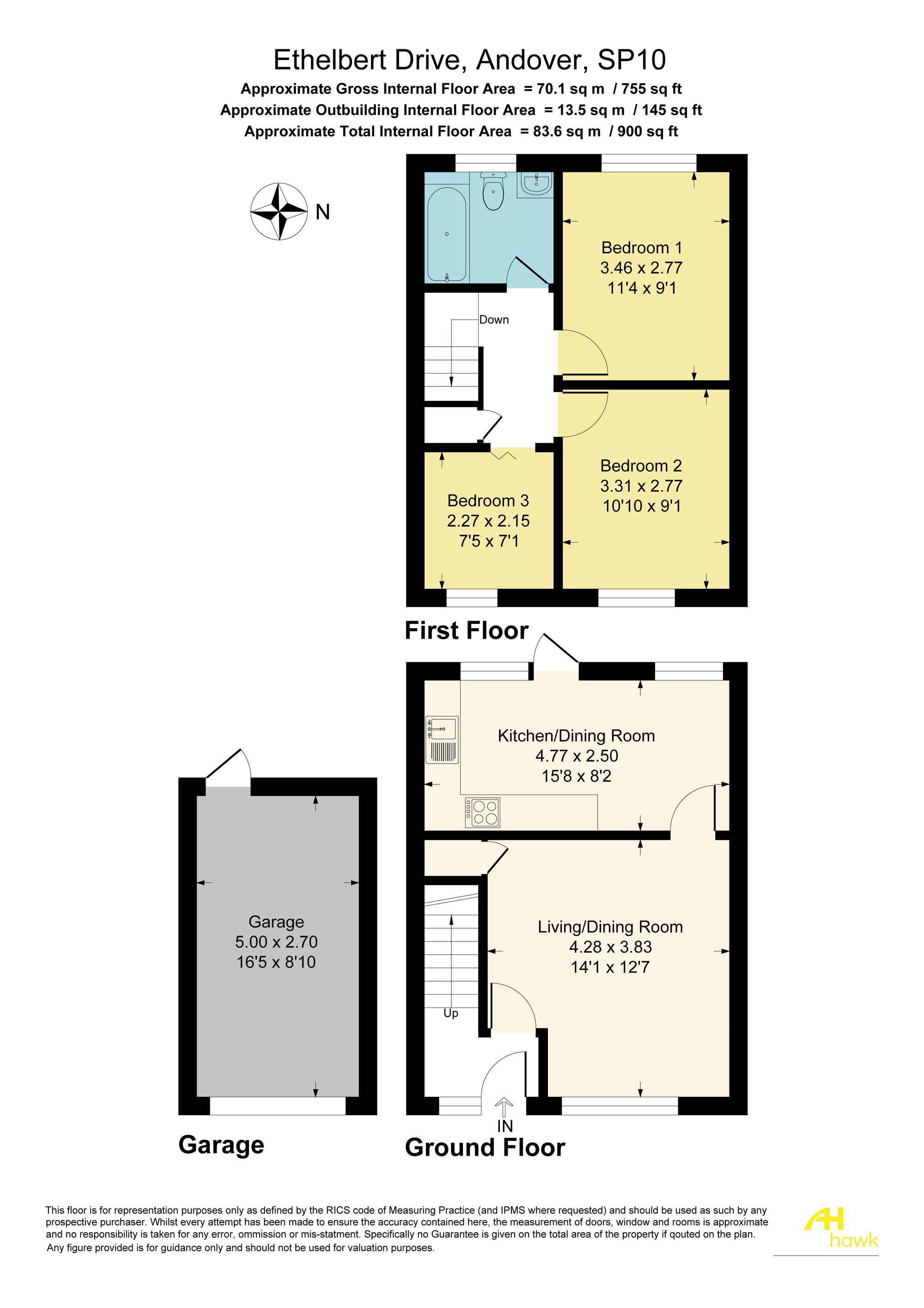 17 Ethelbert Drive, Andover floorplan
