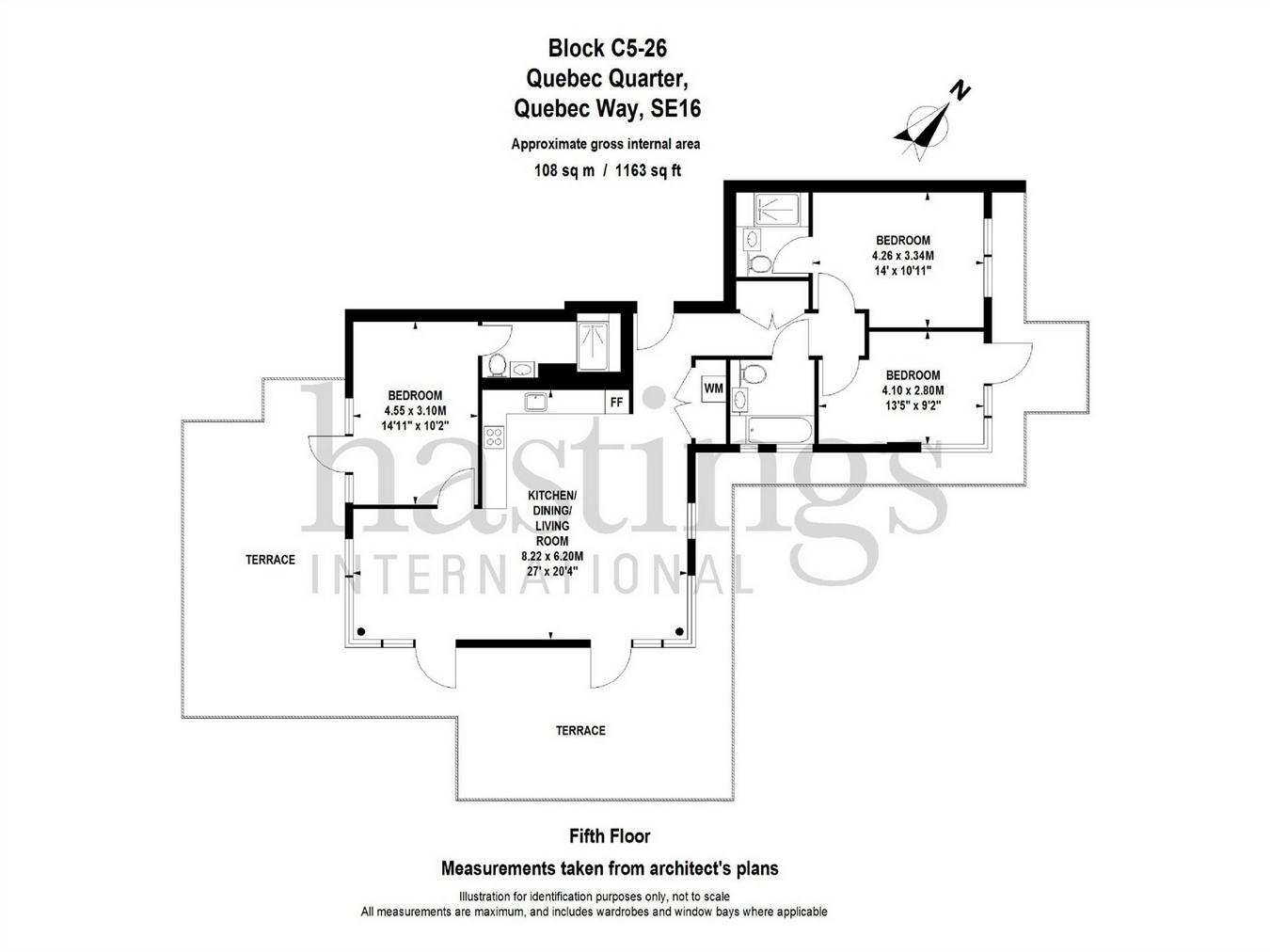 3 Bedrooms Flat to rent in Hornbeam House, 22 Quebec Way, Canada Water SE16