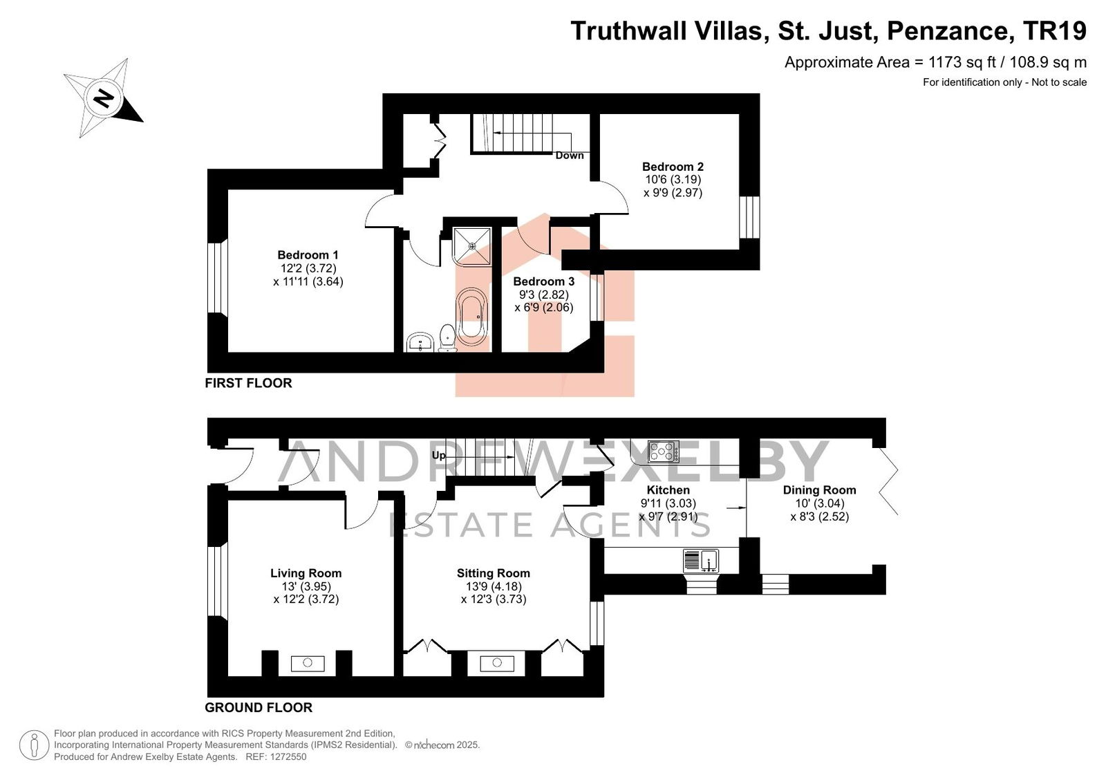 Truthwall Villas,2, Penzance floorplan