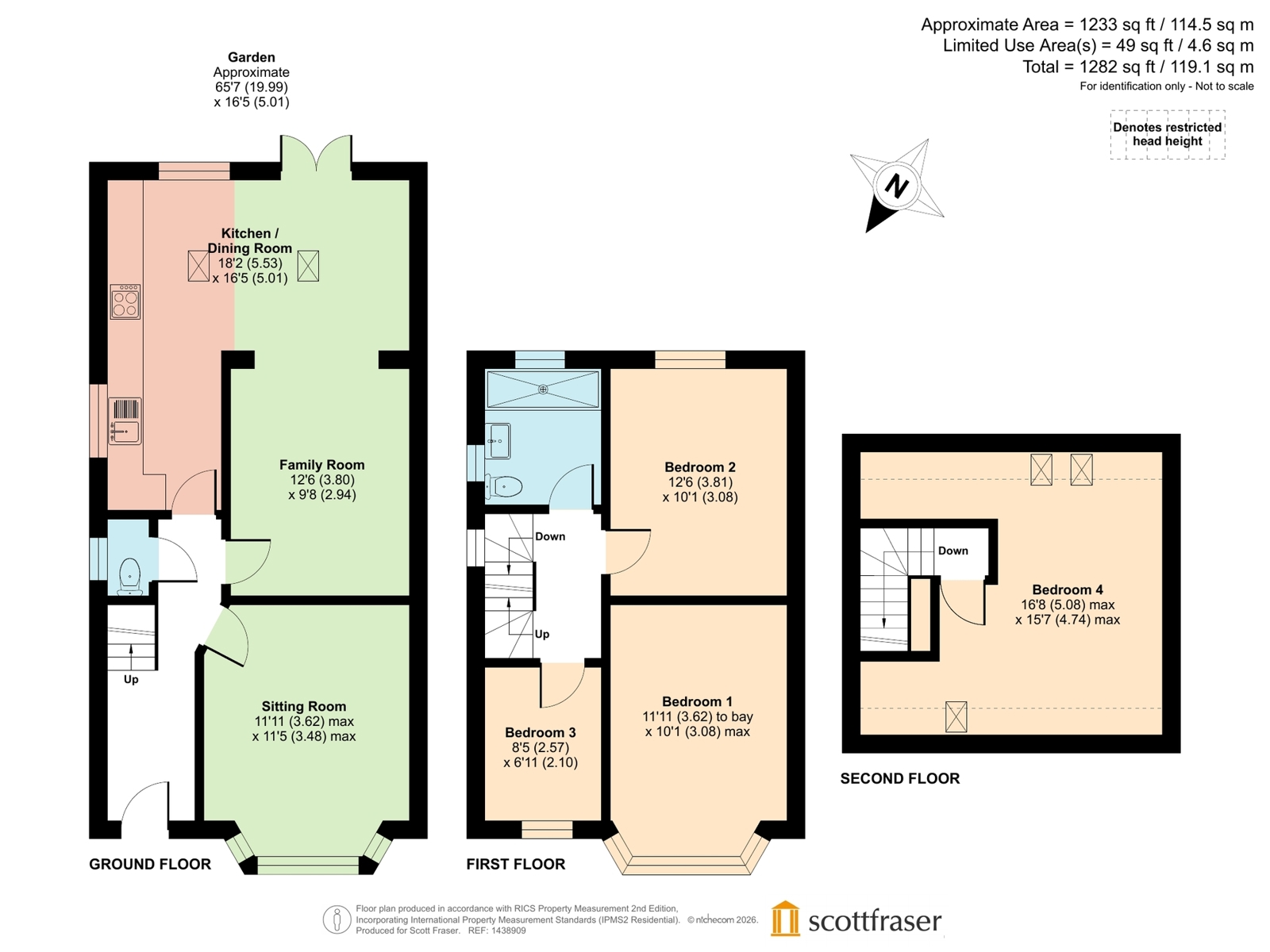 45, St. Leonards Road, Oxford floorplan
