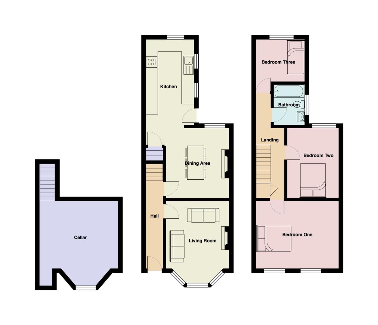 3 Bedrooms Terraced house for sale in Balmoral Road, Lancaster LA1
