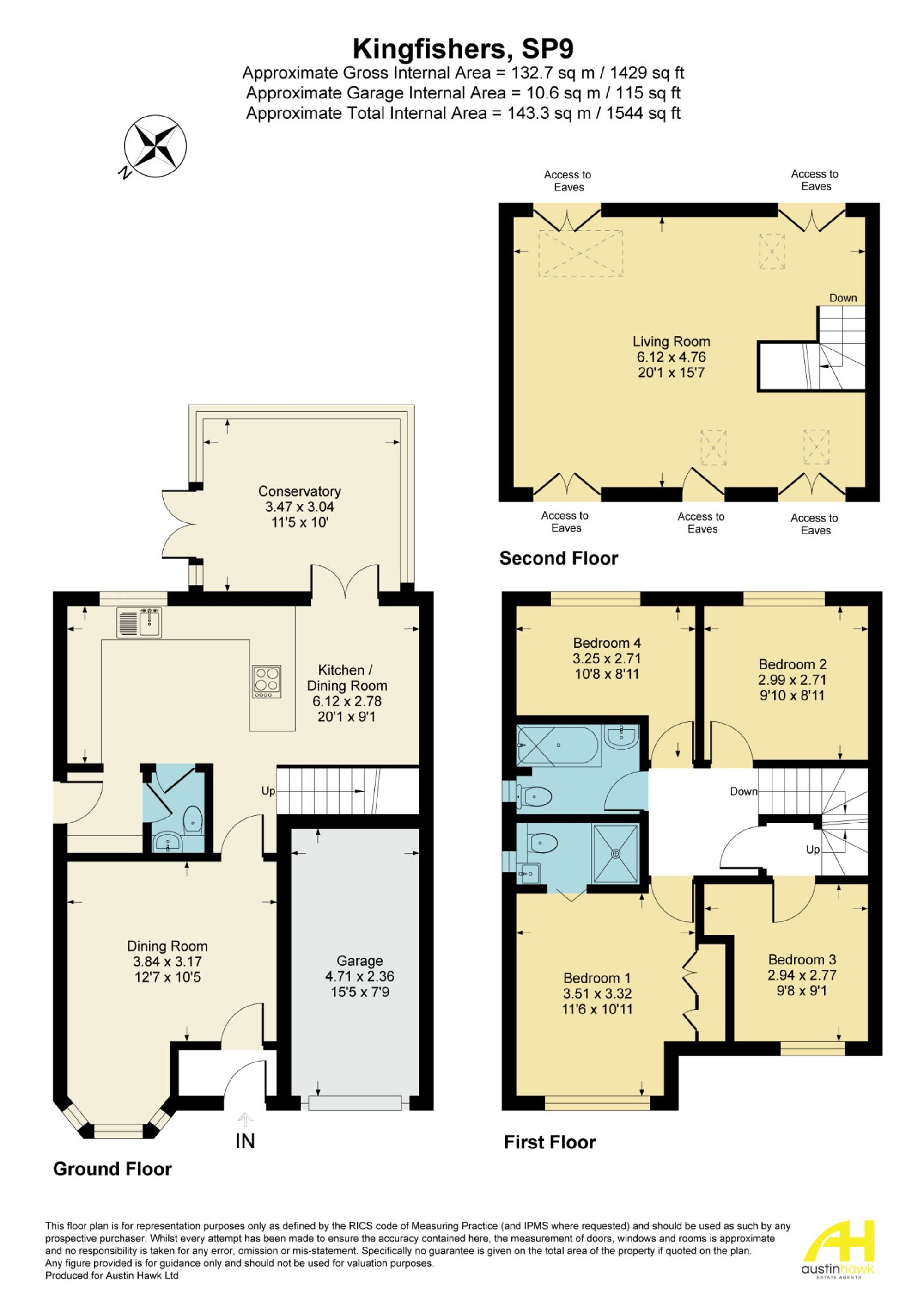 7 Kingfishers, Tidworth floorplan