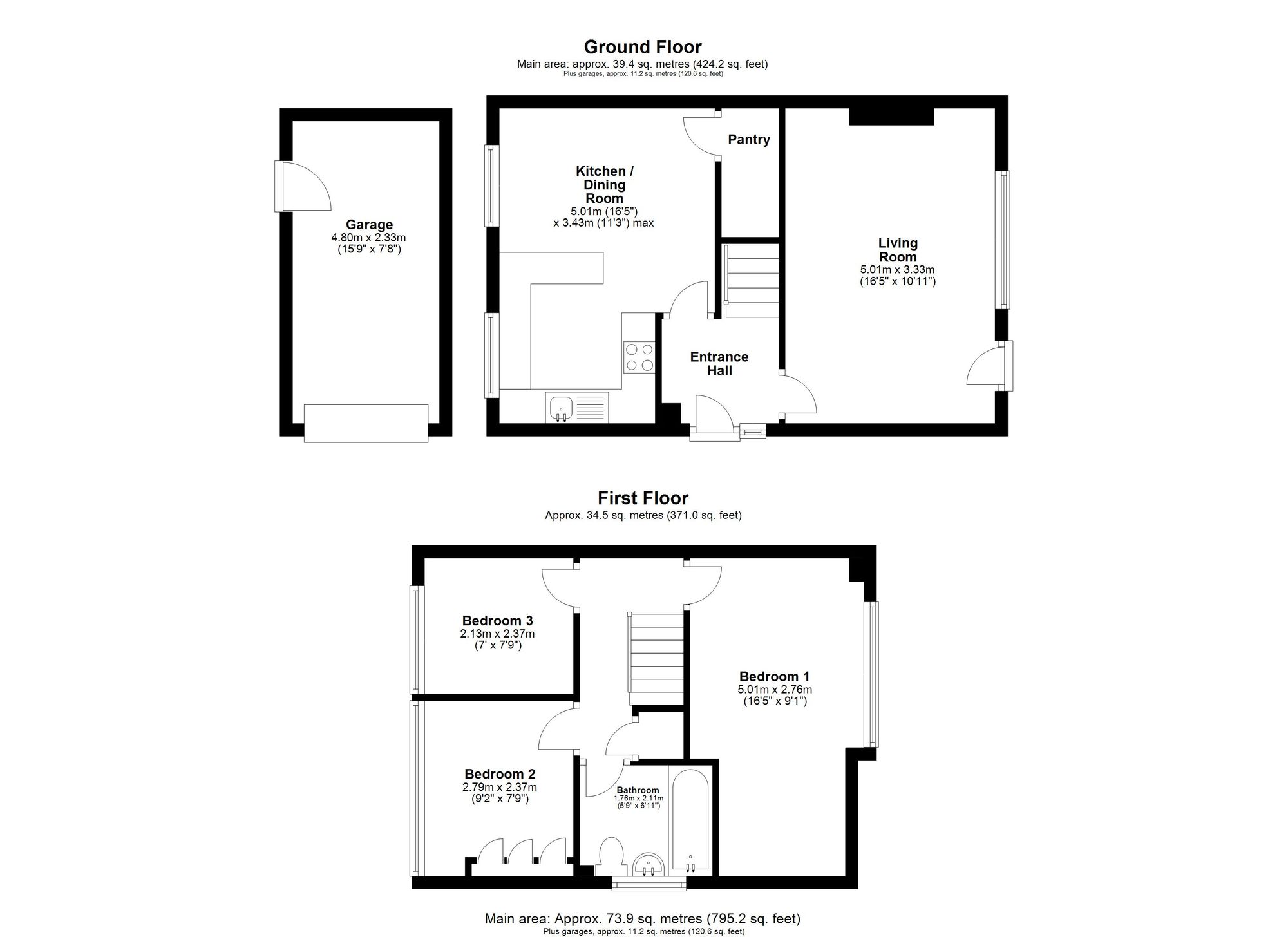 50 Guntons Close, Ely floorplan