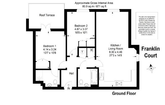 36,, Franklin Court, Godalming floorplan