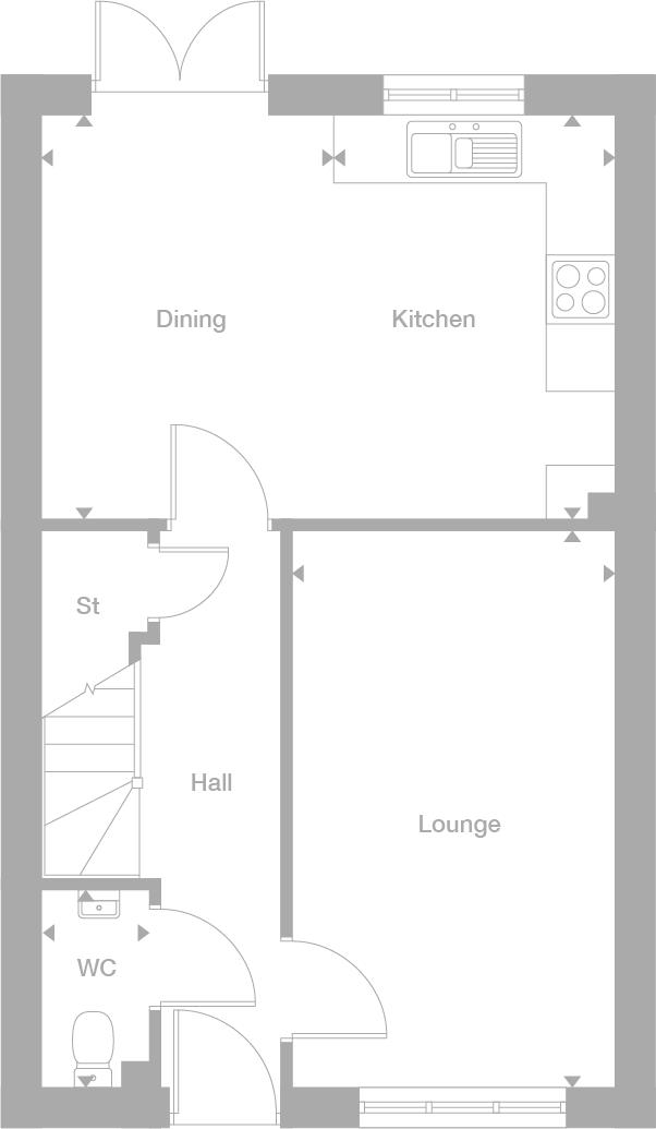 100, Chapelgarth, Sunderland floorplan