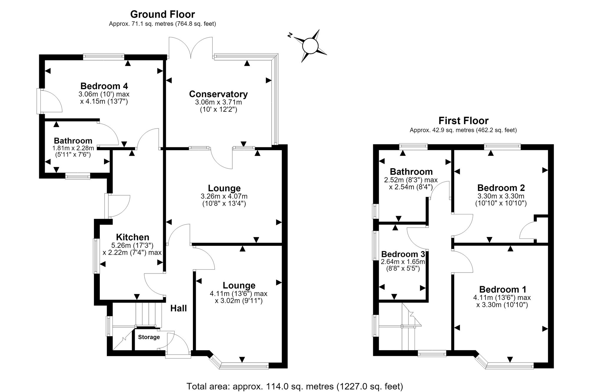 6 Doric Avenue, Frodsham floorplan