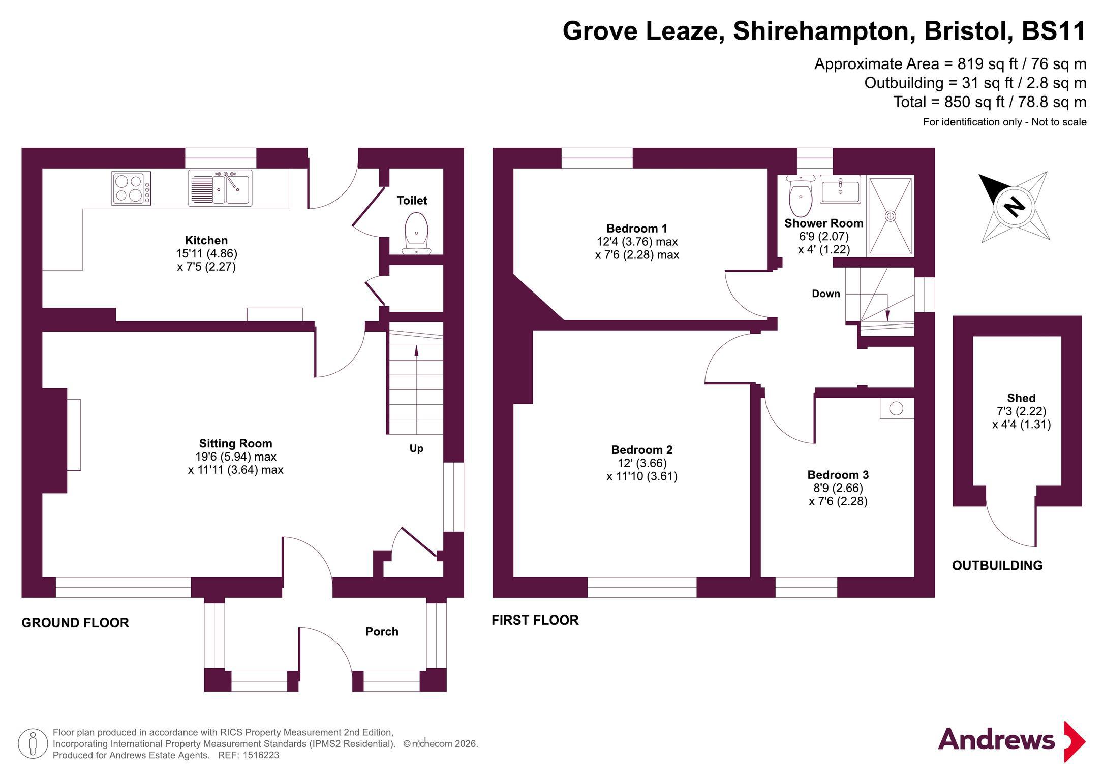 Grove Leaze, Bristol floorplan