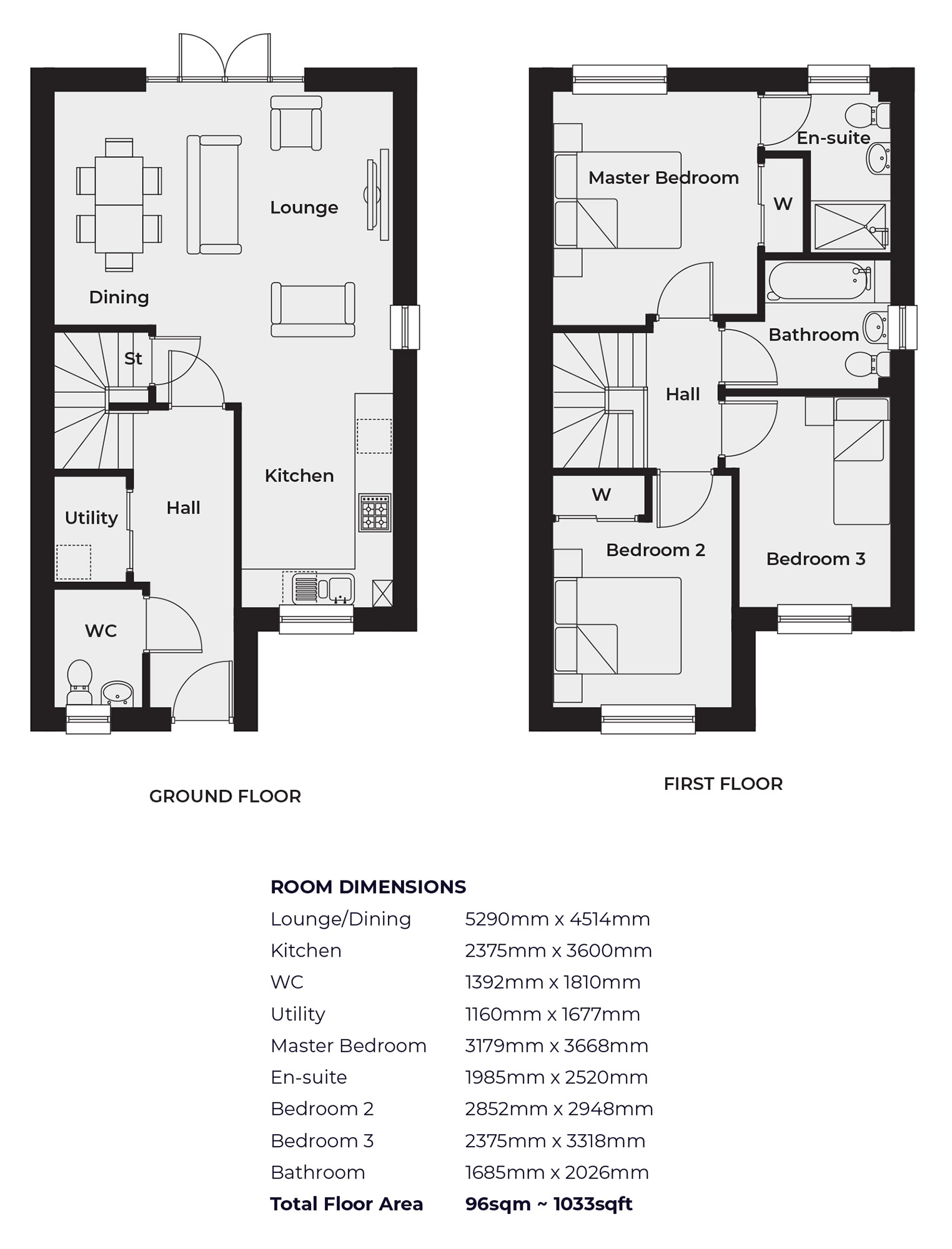 Plot 21,  ESK Victoria Park,, Victoria Park, Airdrie floorplan
