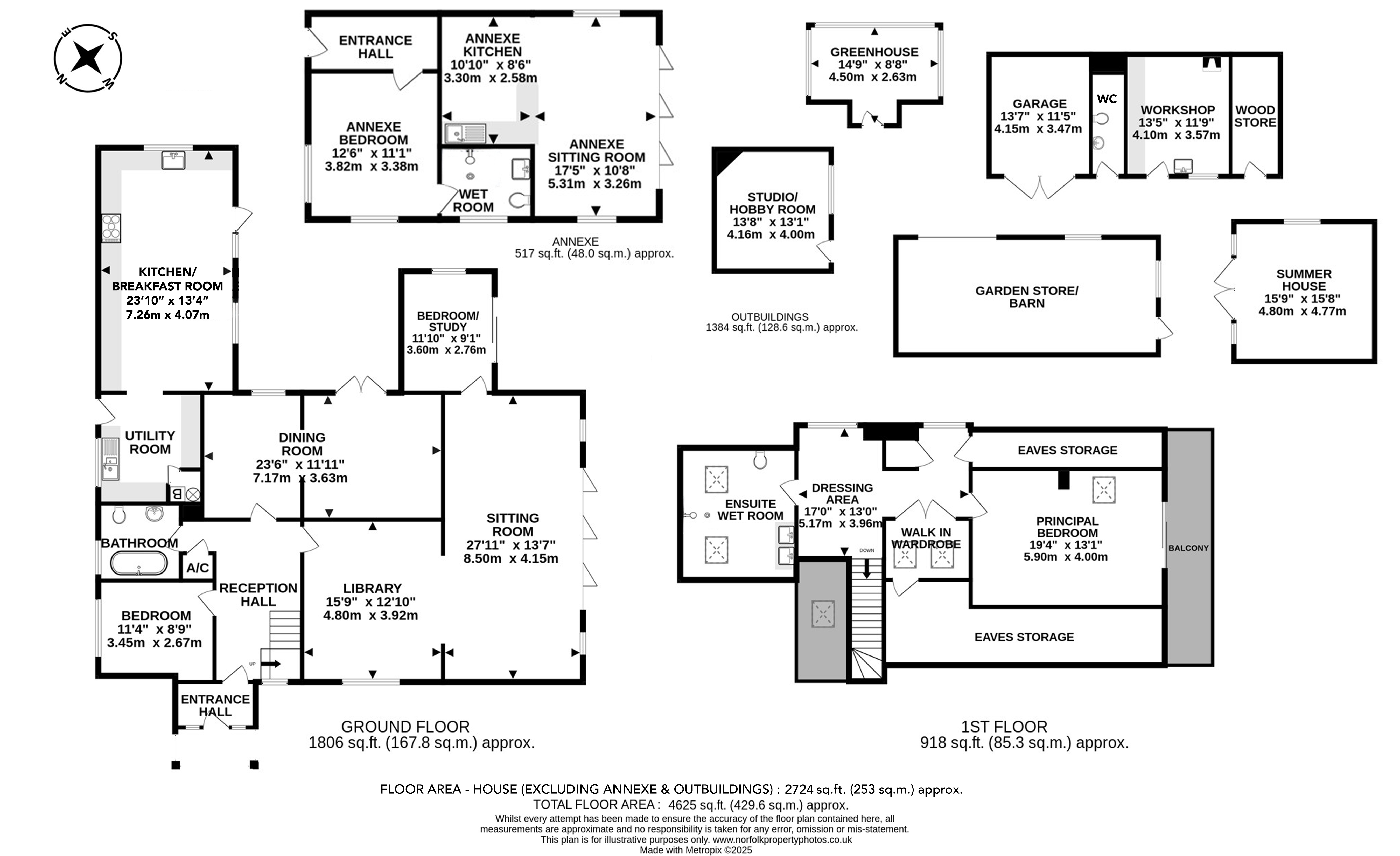 Four Acres, 8, Long Lane, Norwich floorplan