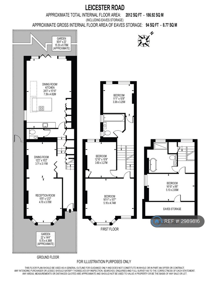 Leicester Road, Croydon floorplan
