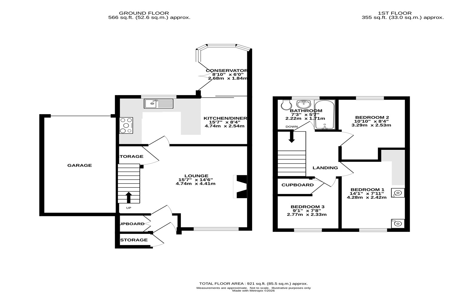 37, Pevensey Drive, Knutsford floorplan