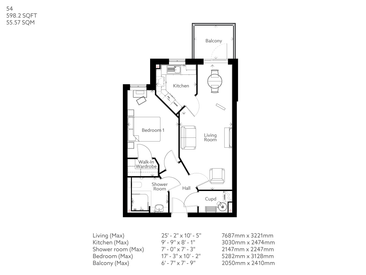 54, Taunton floorplan