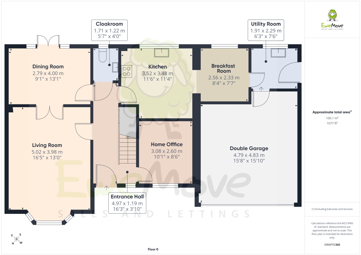 28, GRANT ROAD, ROCHESTER floorplan