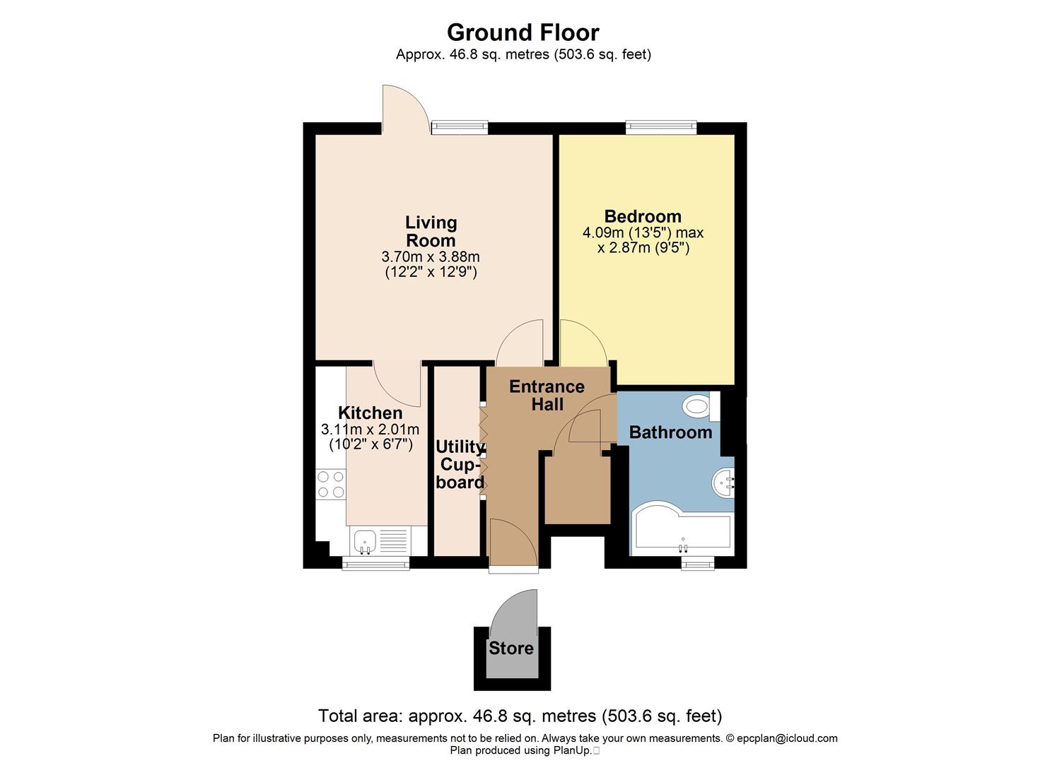 15, Newgate Close, St. Albans floorplan