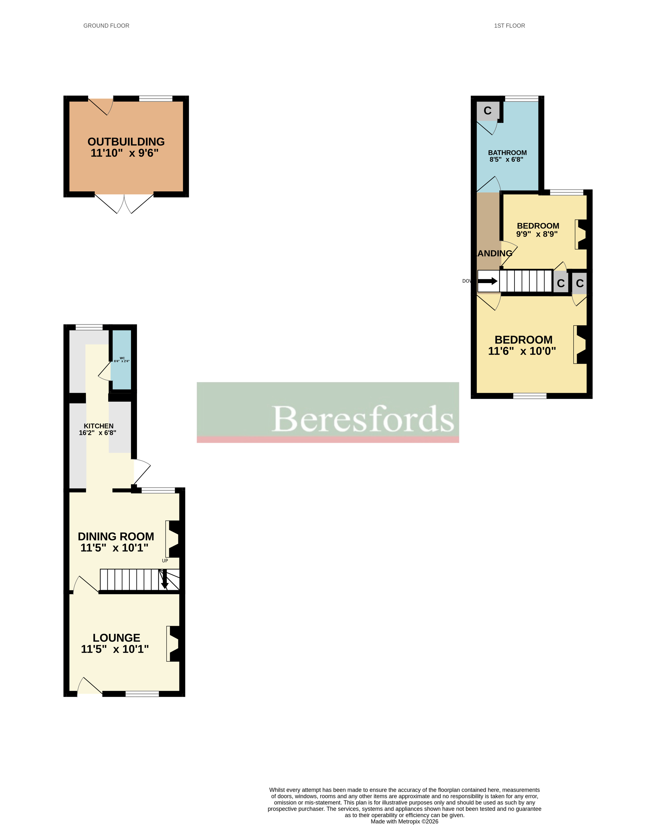 167, Woodman Road, Brentwood floorplan