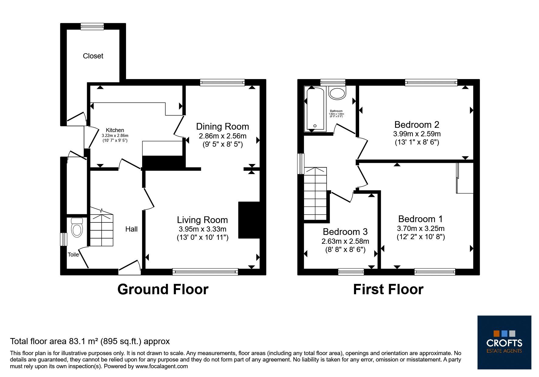 78, Pilgrim Avenue, Immingham floorplan
