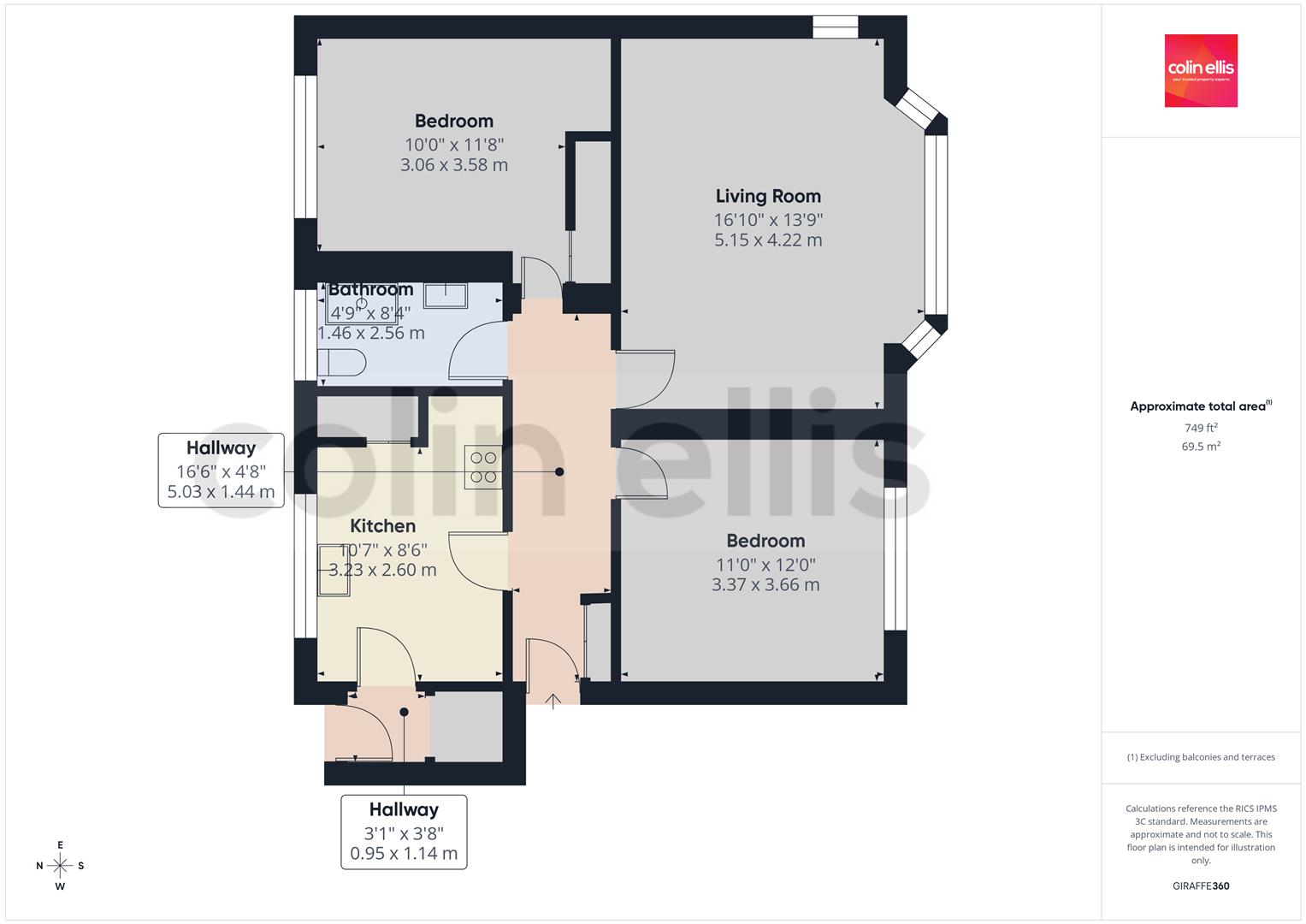 Flat 1 Queen Margarets Mount, 22, Queen Margarets Road, Scarborough floorplan