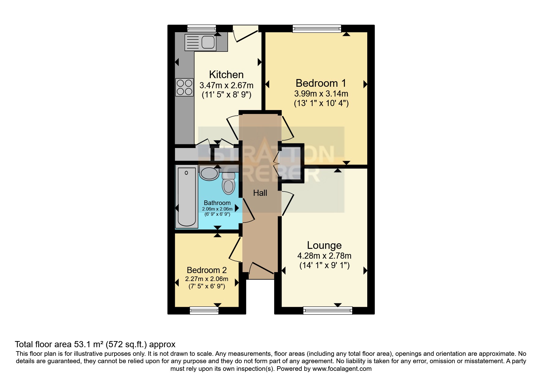 Tredanek Close, BODMIN, Cornwall, PL31 floorplan