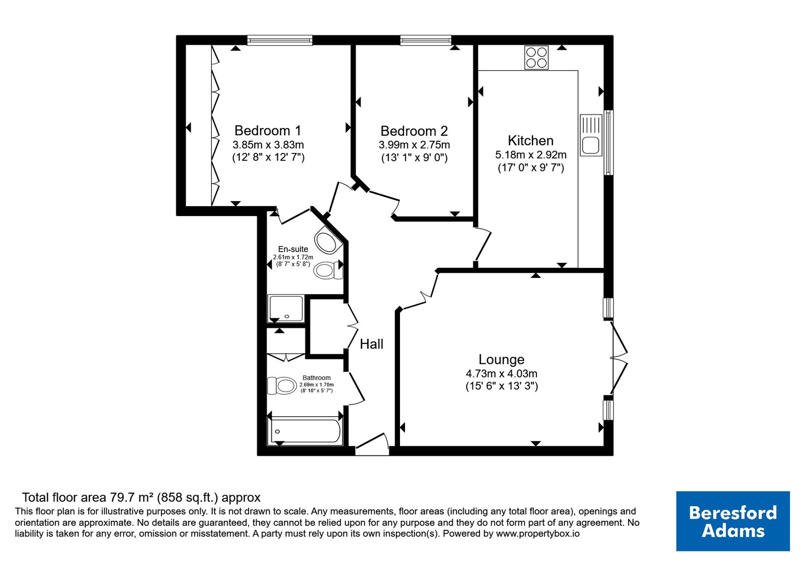 Read House, 17, Llys Y Graig, Mold floorplan