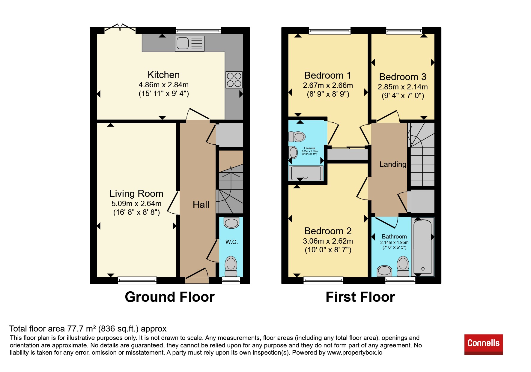 19, Acorn Road, Kidderminster floorplan