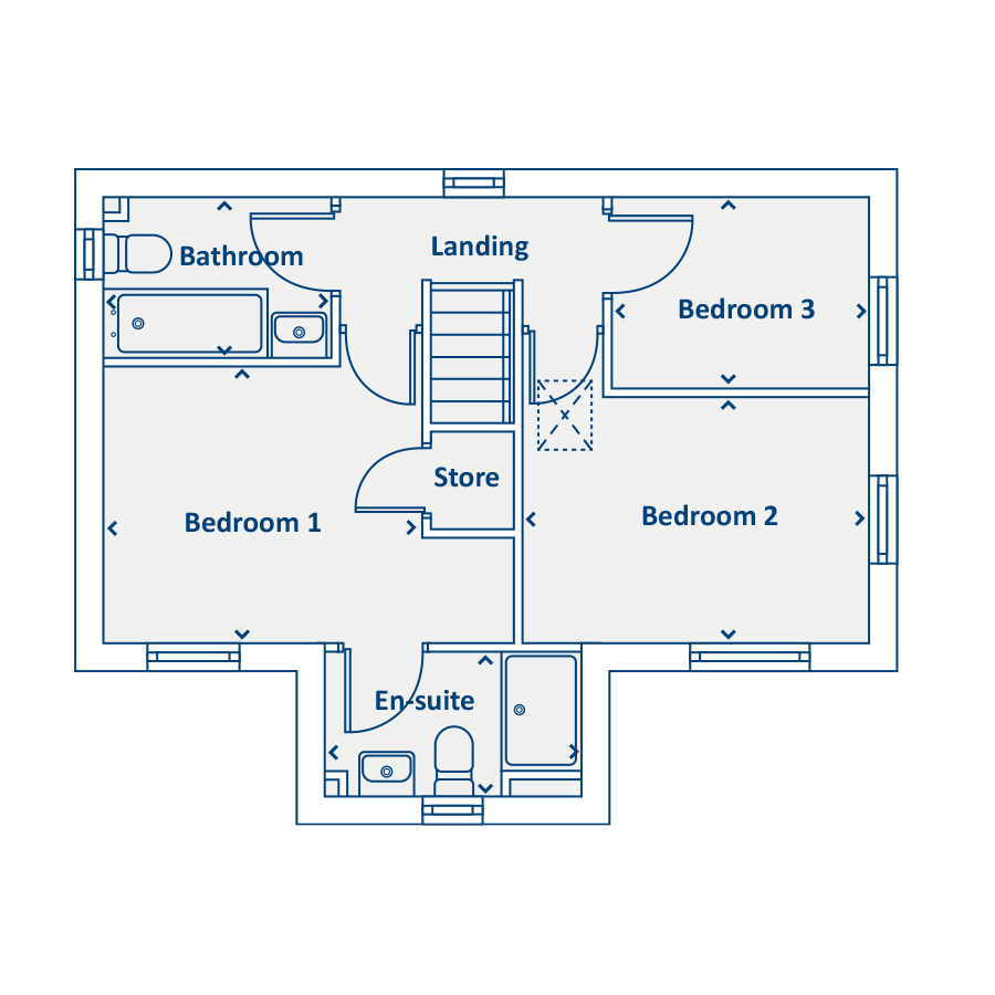 Plot 220, Stump Cross Hill Road, Quarrington floorplan