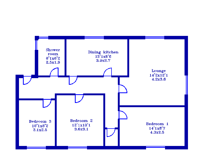 3 Bedrooms Flat to rent in Nursery Street, Helensburgh G84