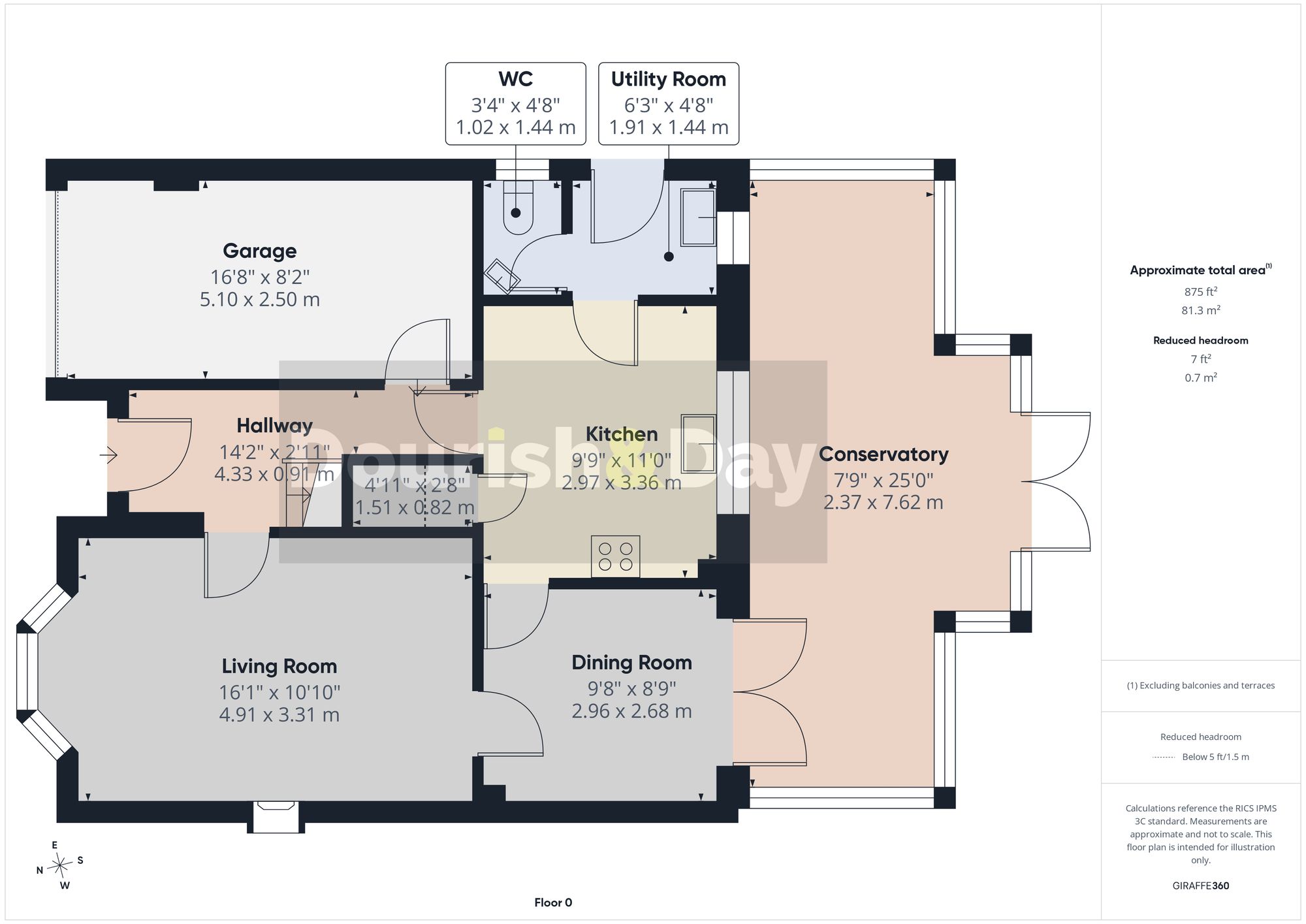 11 Cholmondeley Rise, Malpas floorplan